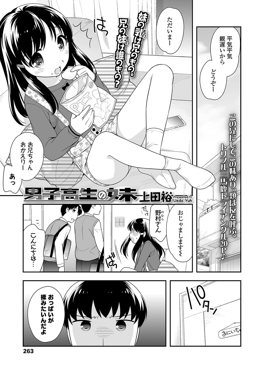 男子校生の妹 上田裕