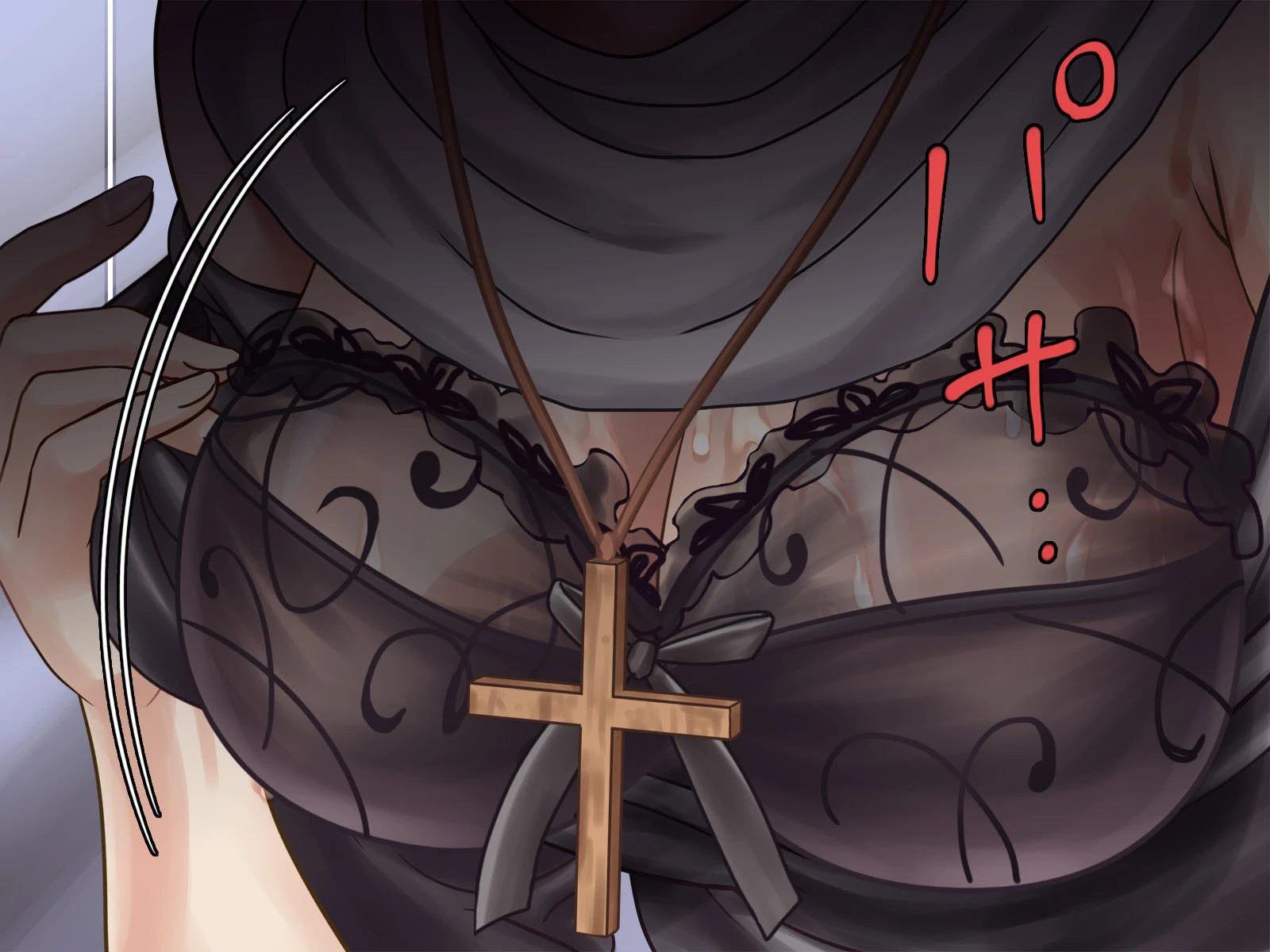 懺悔穴〜濡れ透けシスター昇天地獄〜（フルカラー）【特別修正版】 3ページ