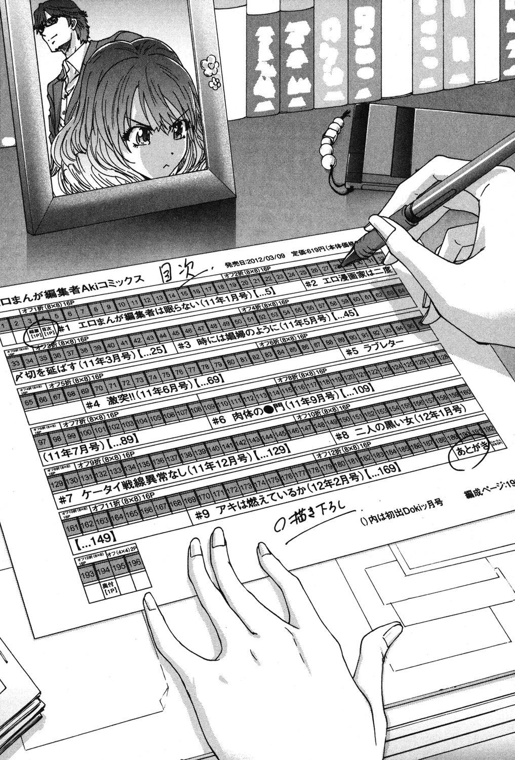 エロまんが編集者Aki 3ページ