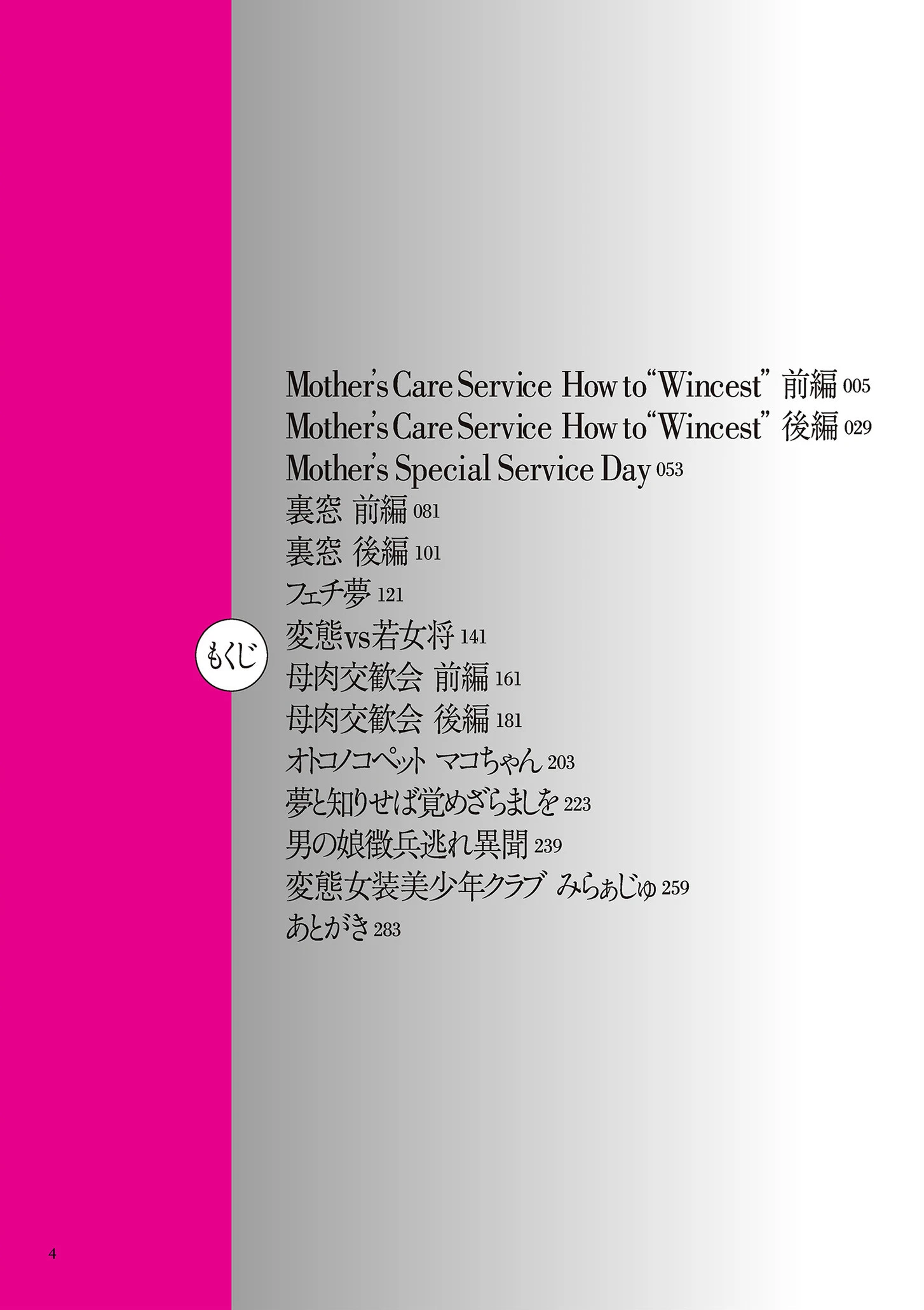 Mother’s Care Service How to ‘Wincest’ 4ページ