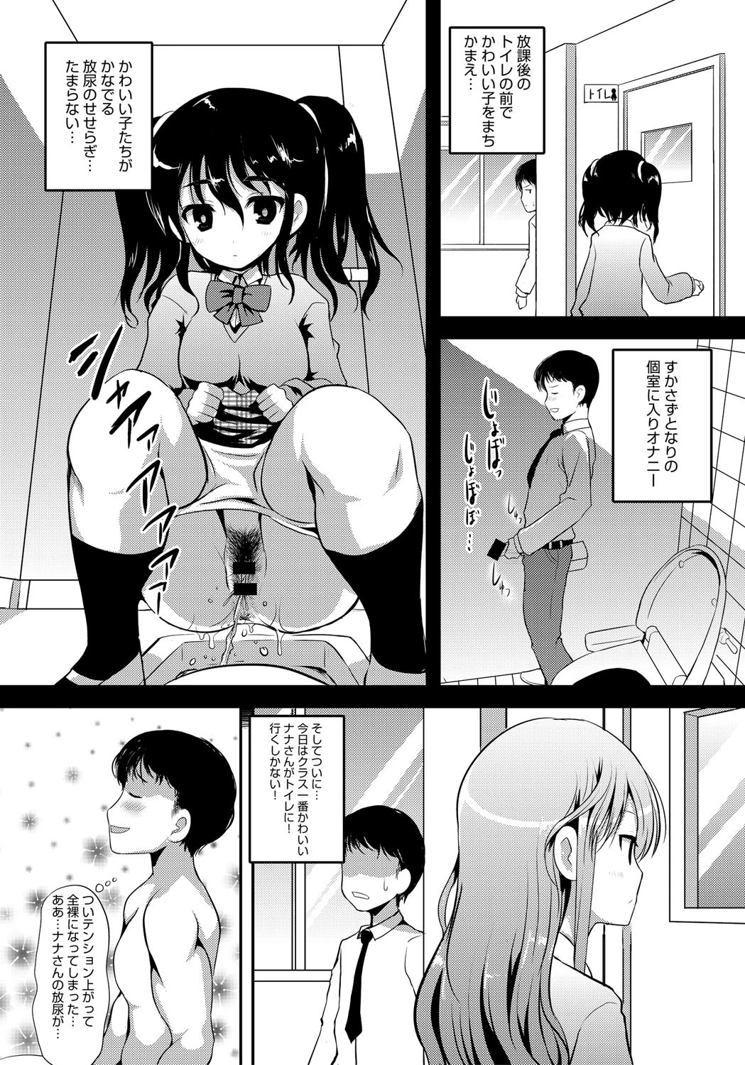 女子トイレの変態 3ページ