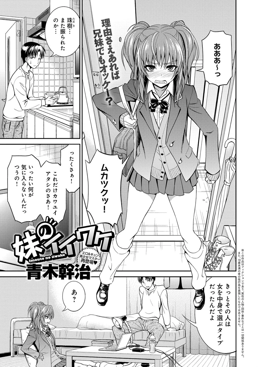 妹のイイワケ 青木幹治