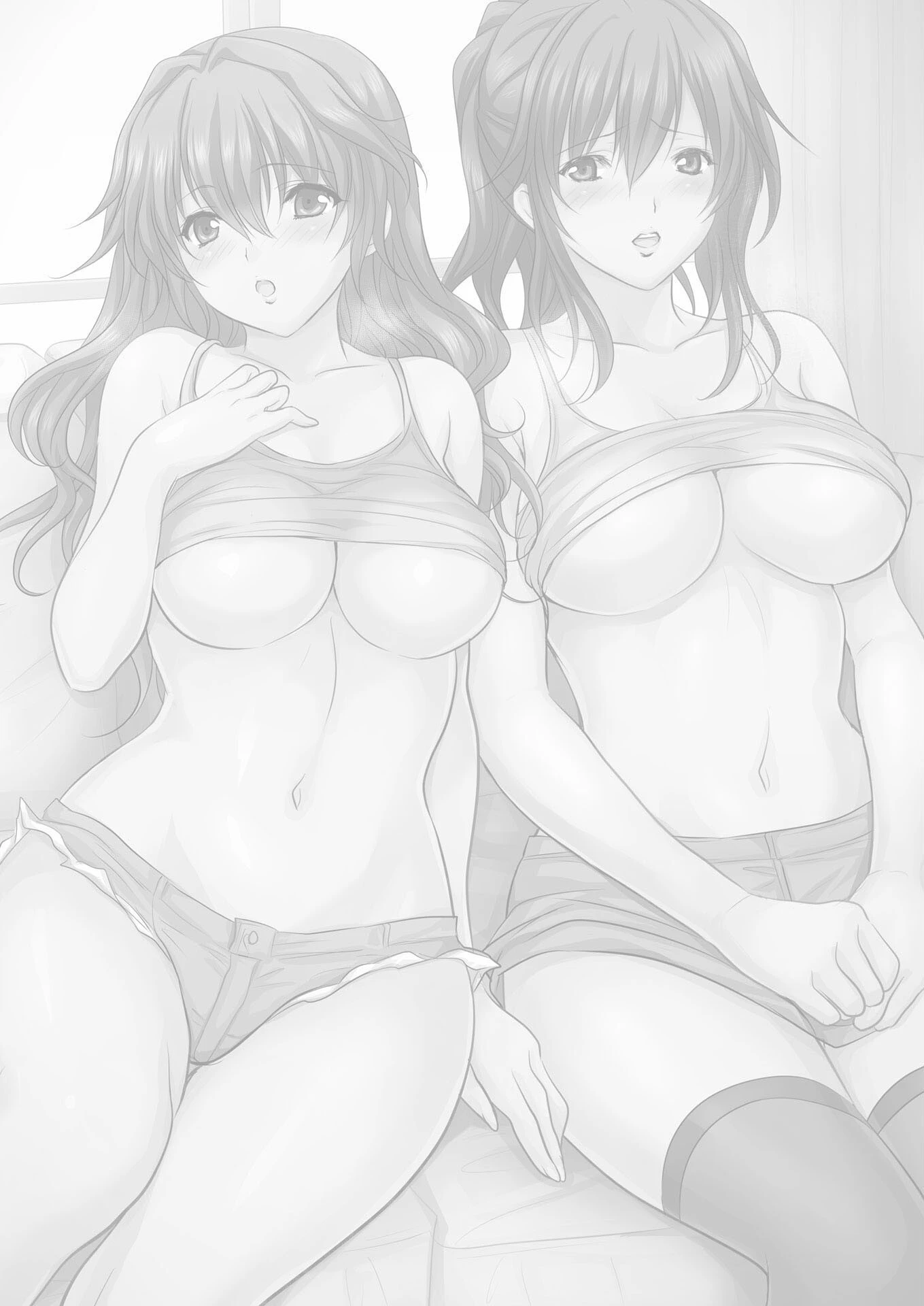 エッチな姉妹と同居性活〜ベッドでお風呂で食卓で〜（単話） 2ページ