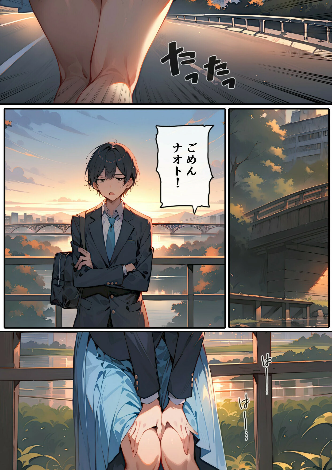 幼なじみの長いスカートが日に日に短くなってしまう話 7ページ