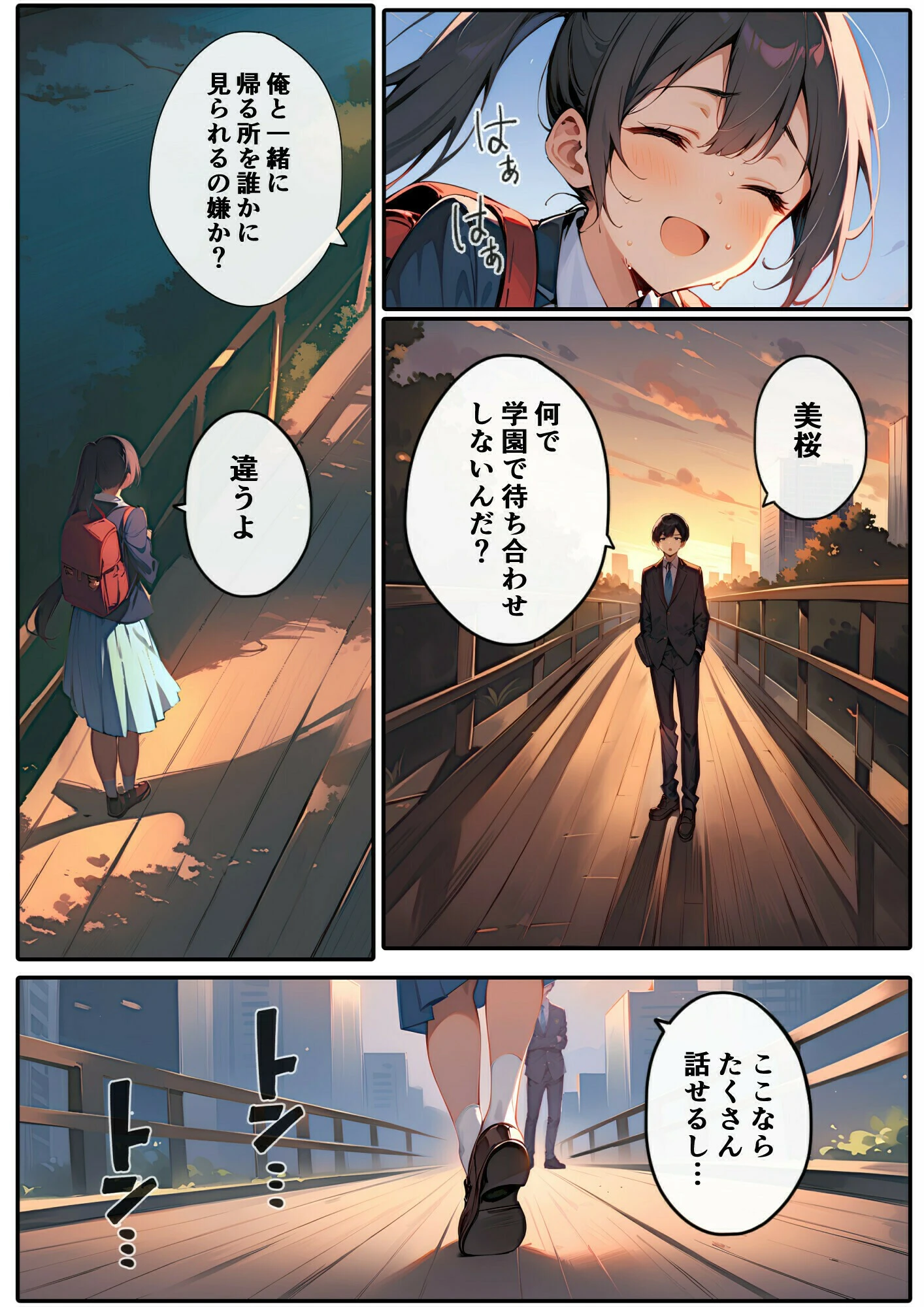 幼なじみの長いスカートが日に日に短くなってしまう話 8ページ