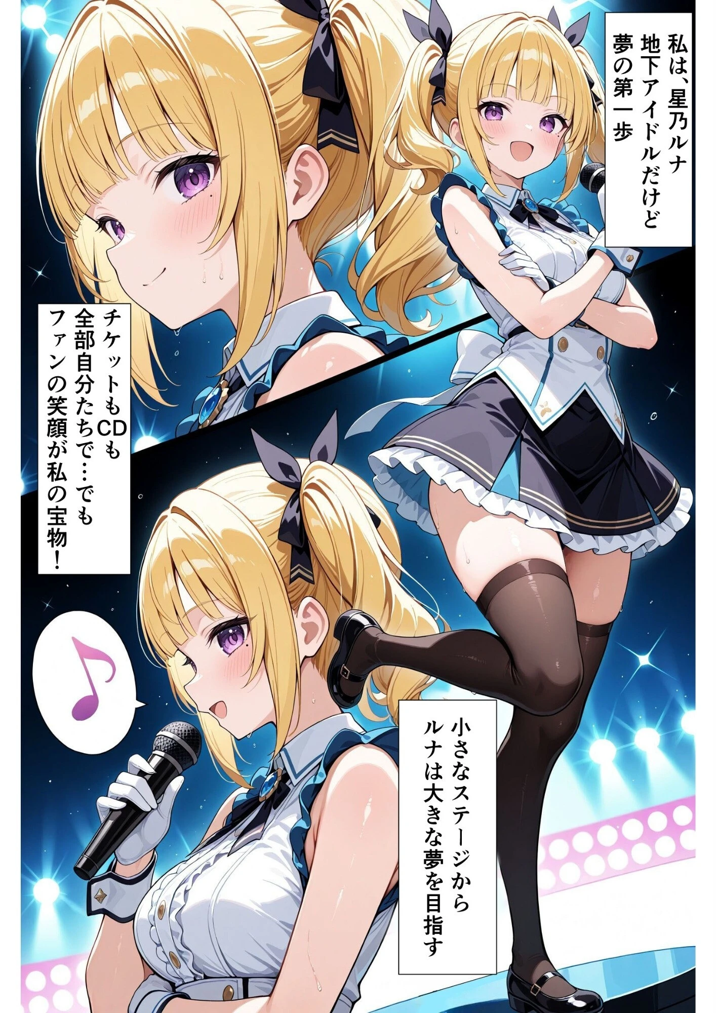 地下アイドル過激なファンサ性奴● 3ページ