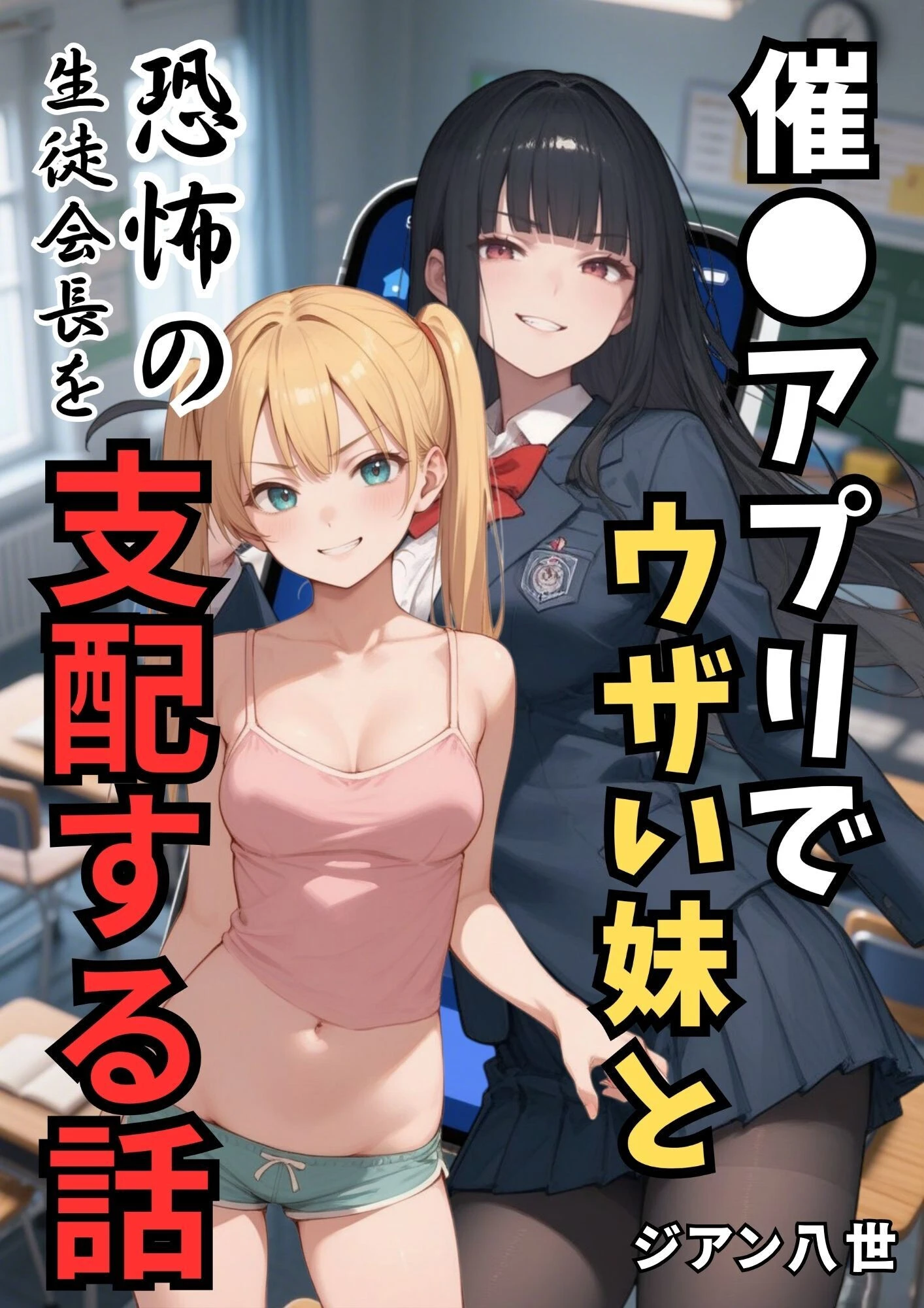 催●アプリでウザい妹と恐怖の生徒会長を支配する話 エロ漫画 無料