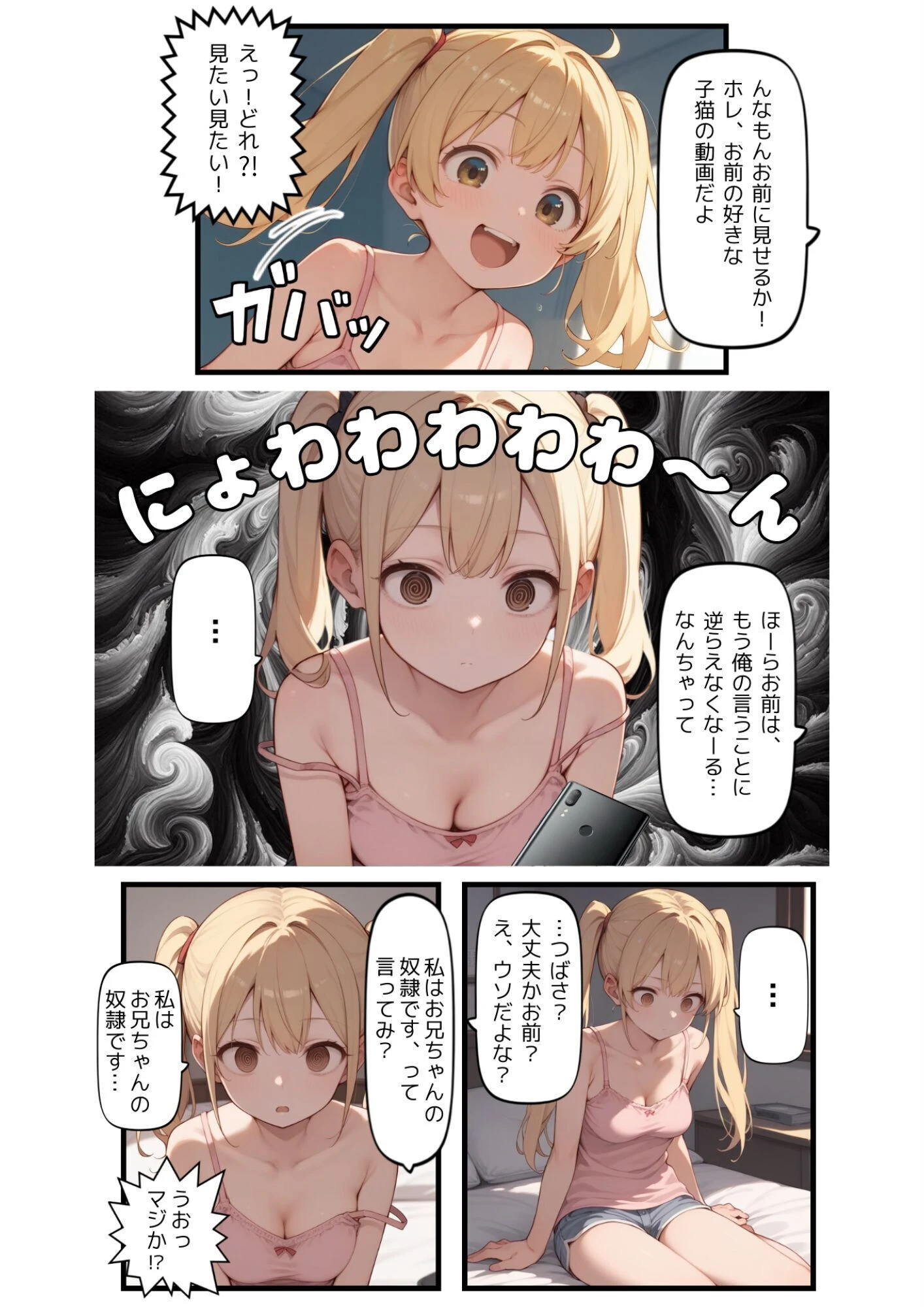 催●アプリでウザい妹と恐怖の生徒会長を支配する話 6ページ