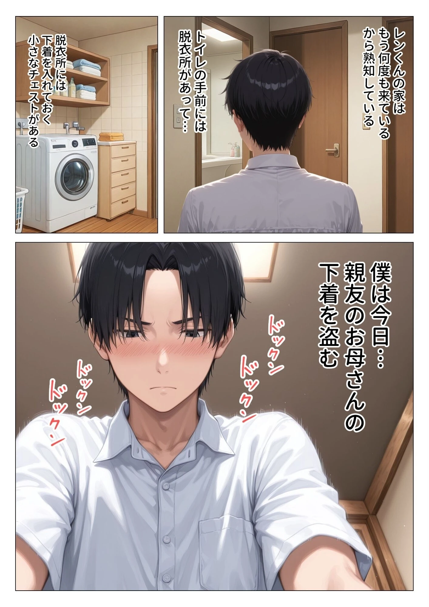 【棒消し版】人妻マンションの性活 7ページ
