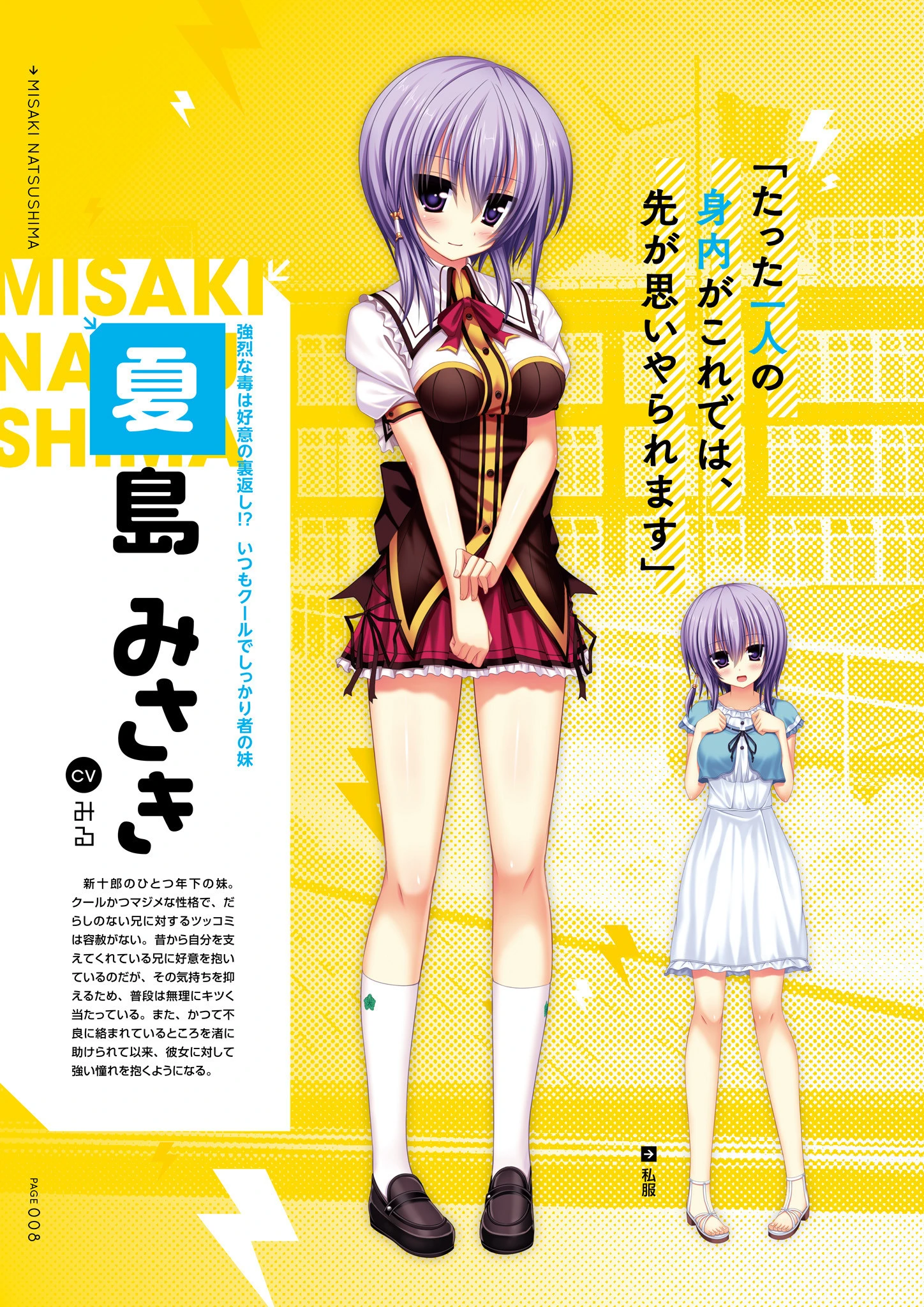 ナマイキデレーション ビジュアルファンブック 10ページ