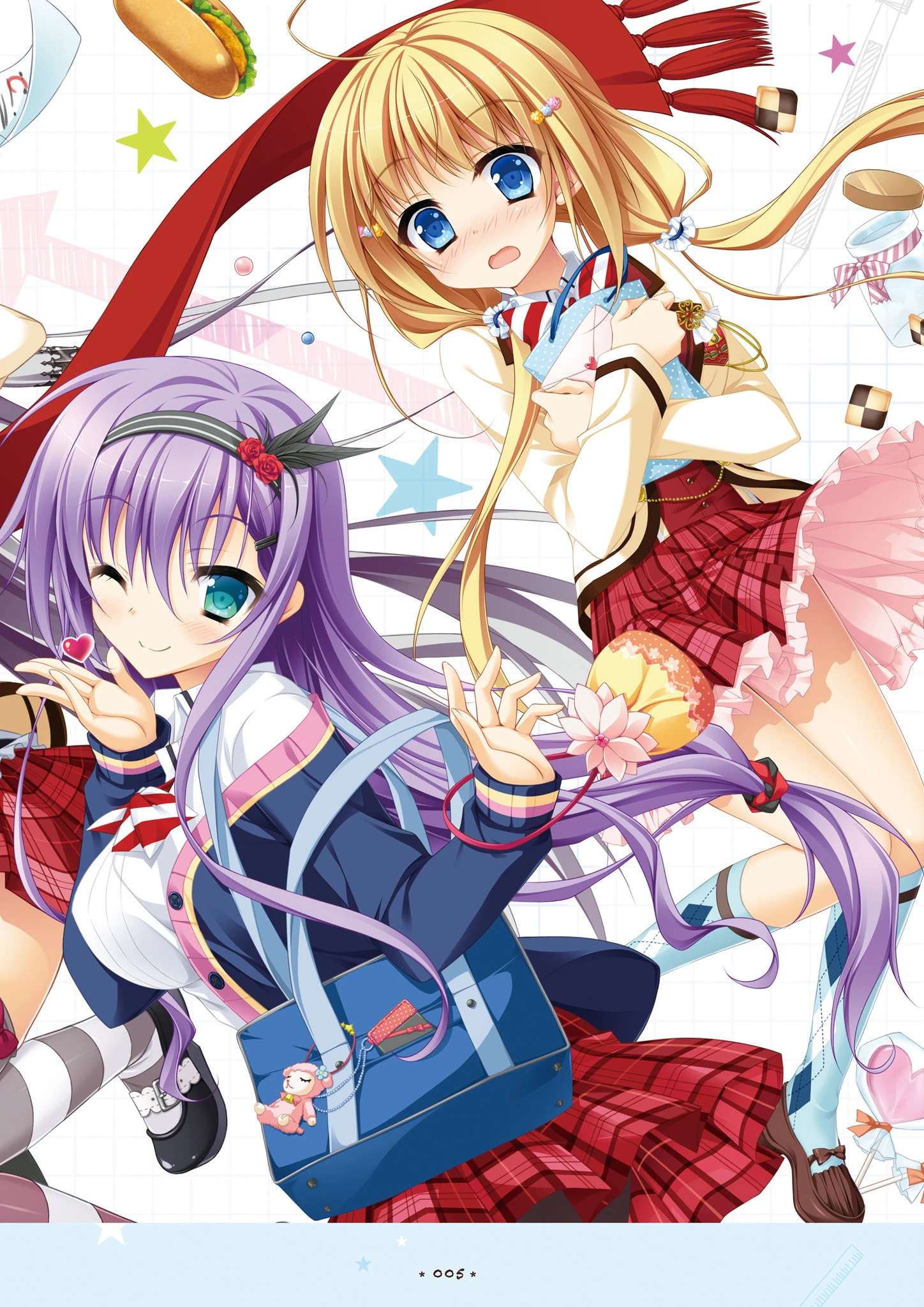 花咲ワークスプリング！ ビジュアルファンブック 7ページ