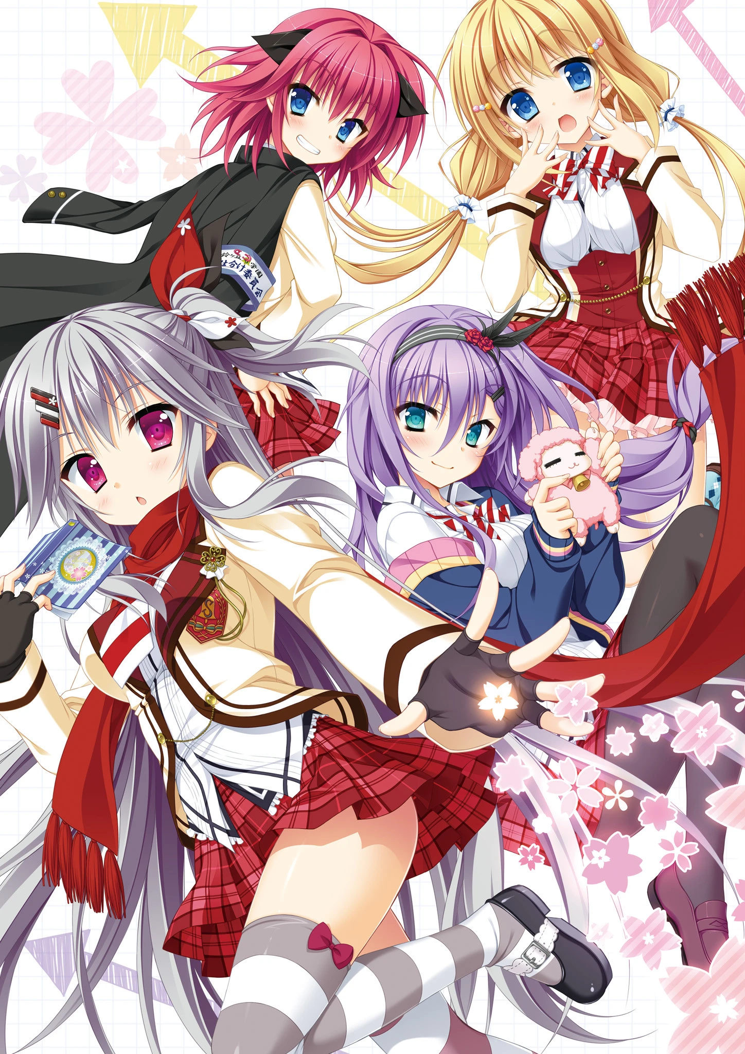 花咲ワークスプリング！ ビジュアルファンブック 8ページ