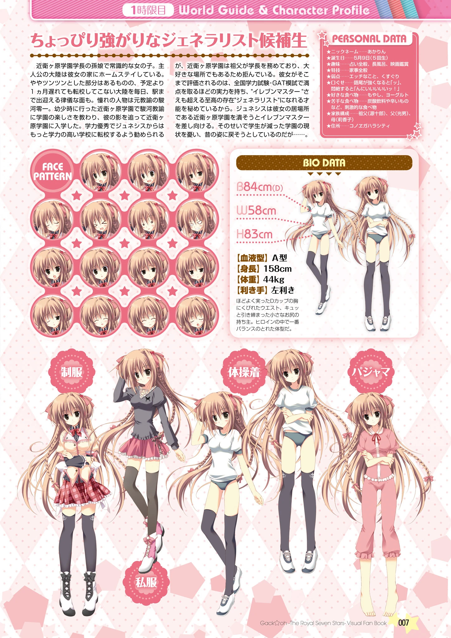 学☆王 – THE ROYAL SEVEN STARS – ビジュアルファンブック 9ページ