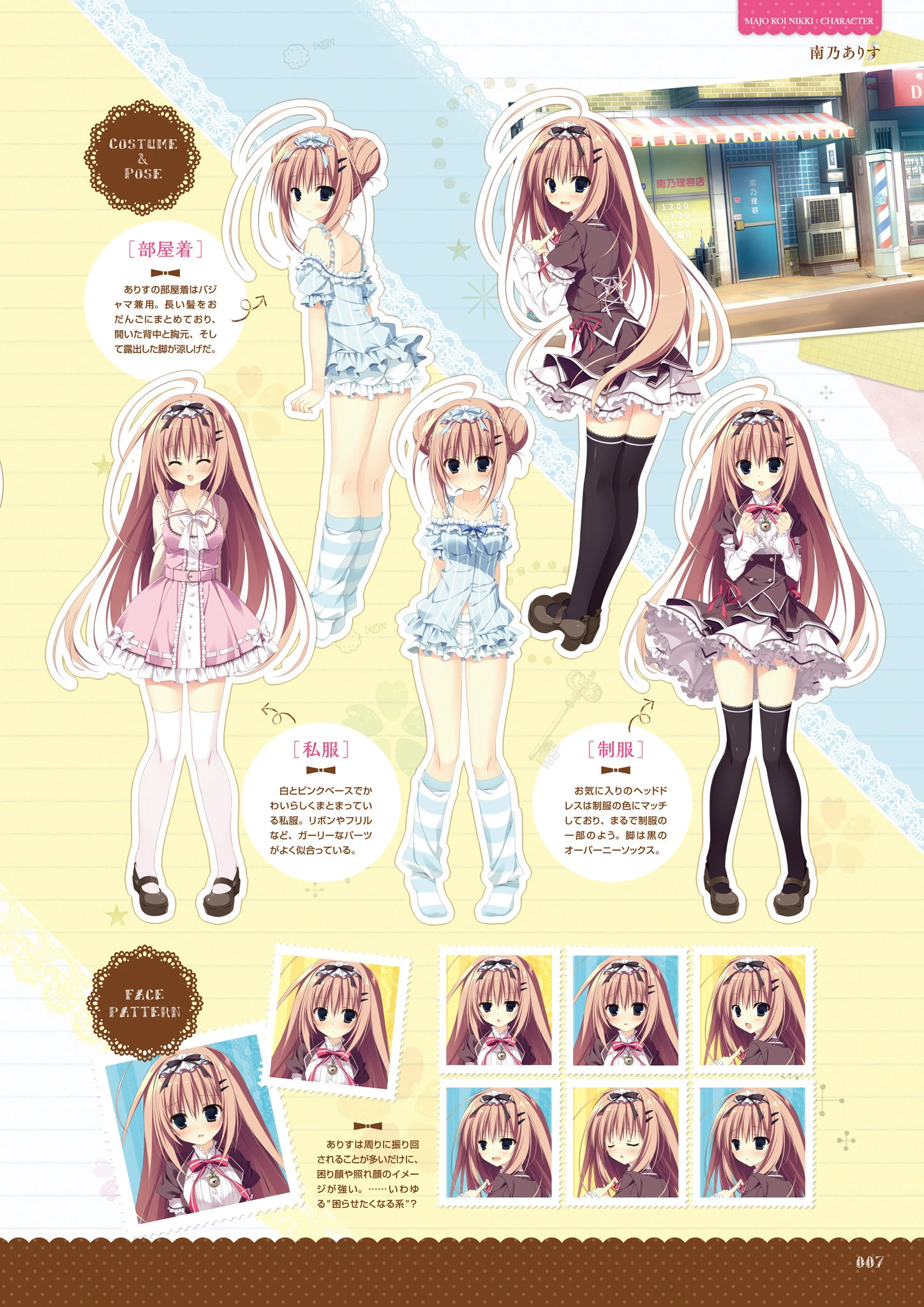 魔女こいにっき ビジュアルファンブック 9ページ