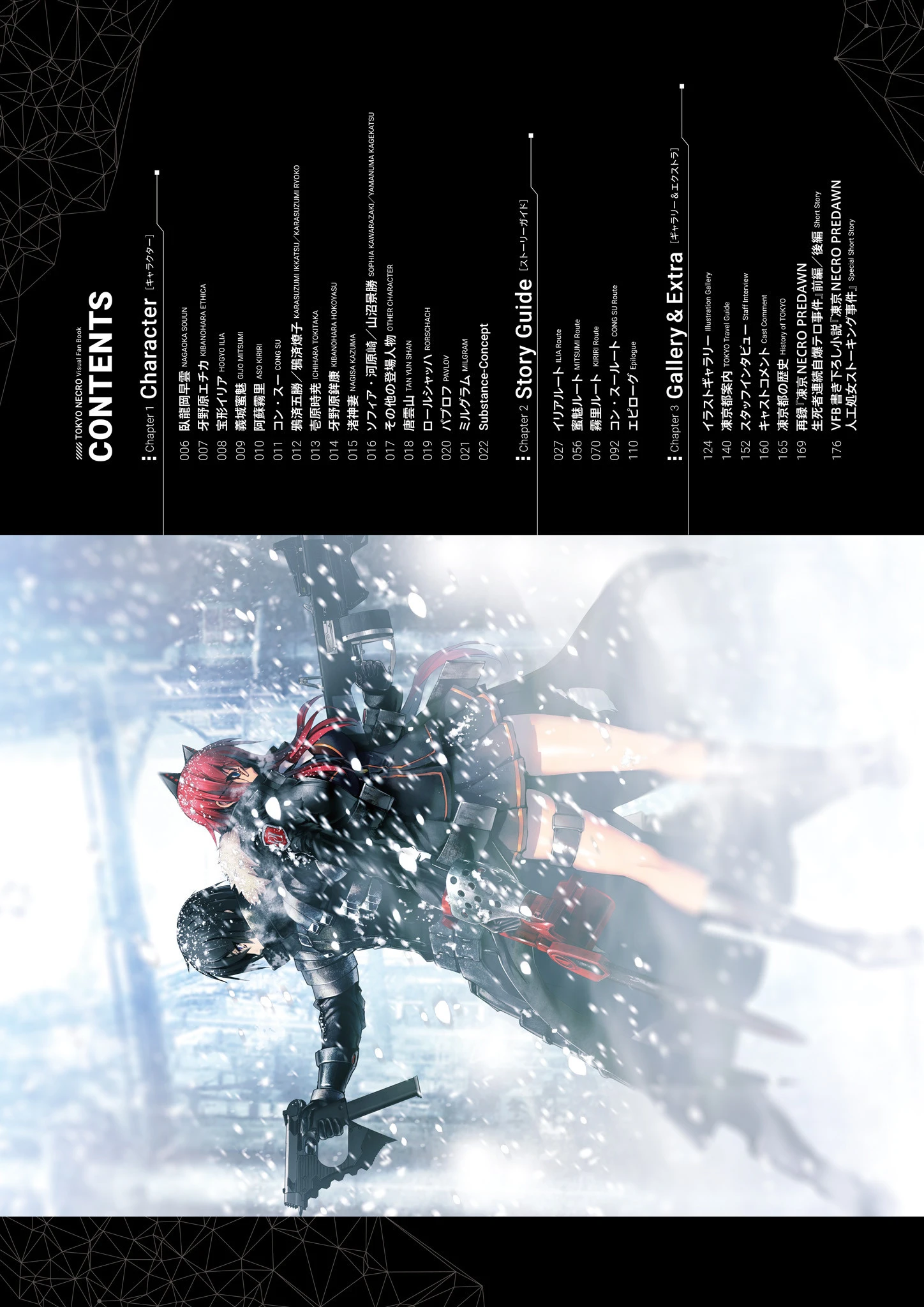 凍京NECRO＜トウキョウ・ネクロ＞ ビジュアルファンブック 6ページ