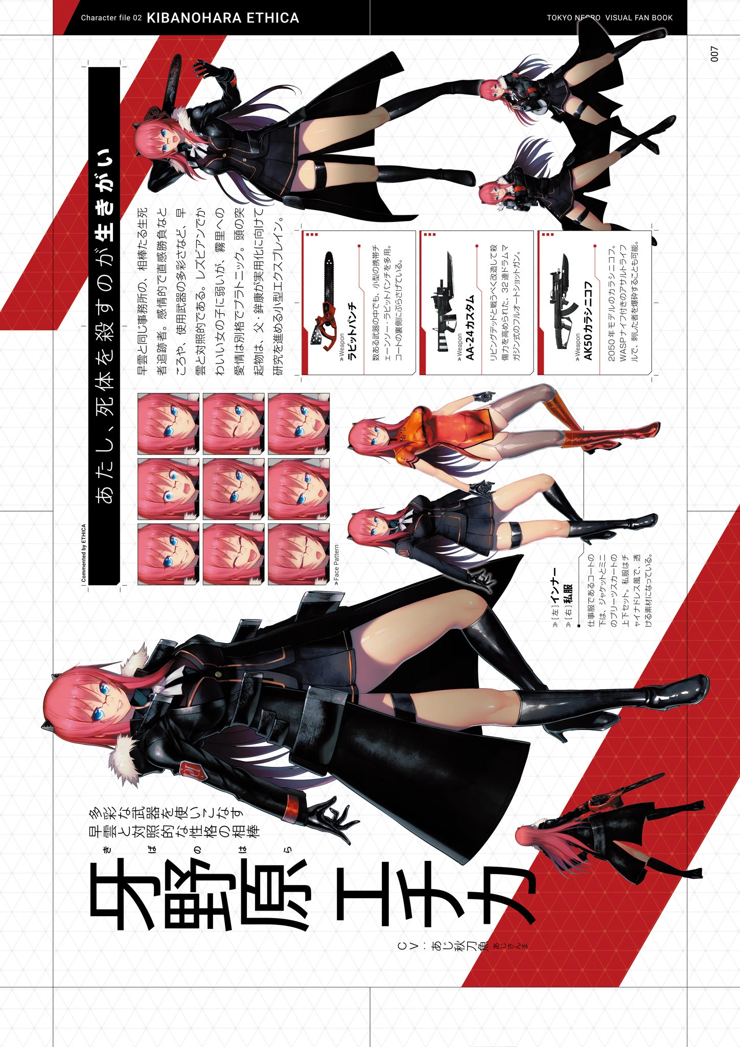 凍京NECRO＜トウキョウ・ネクロ＞ ビジュアルファンブック 9ページ