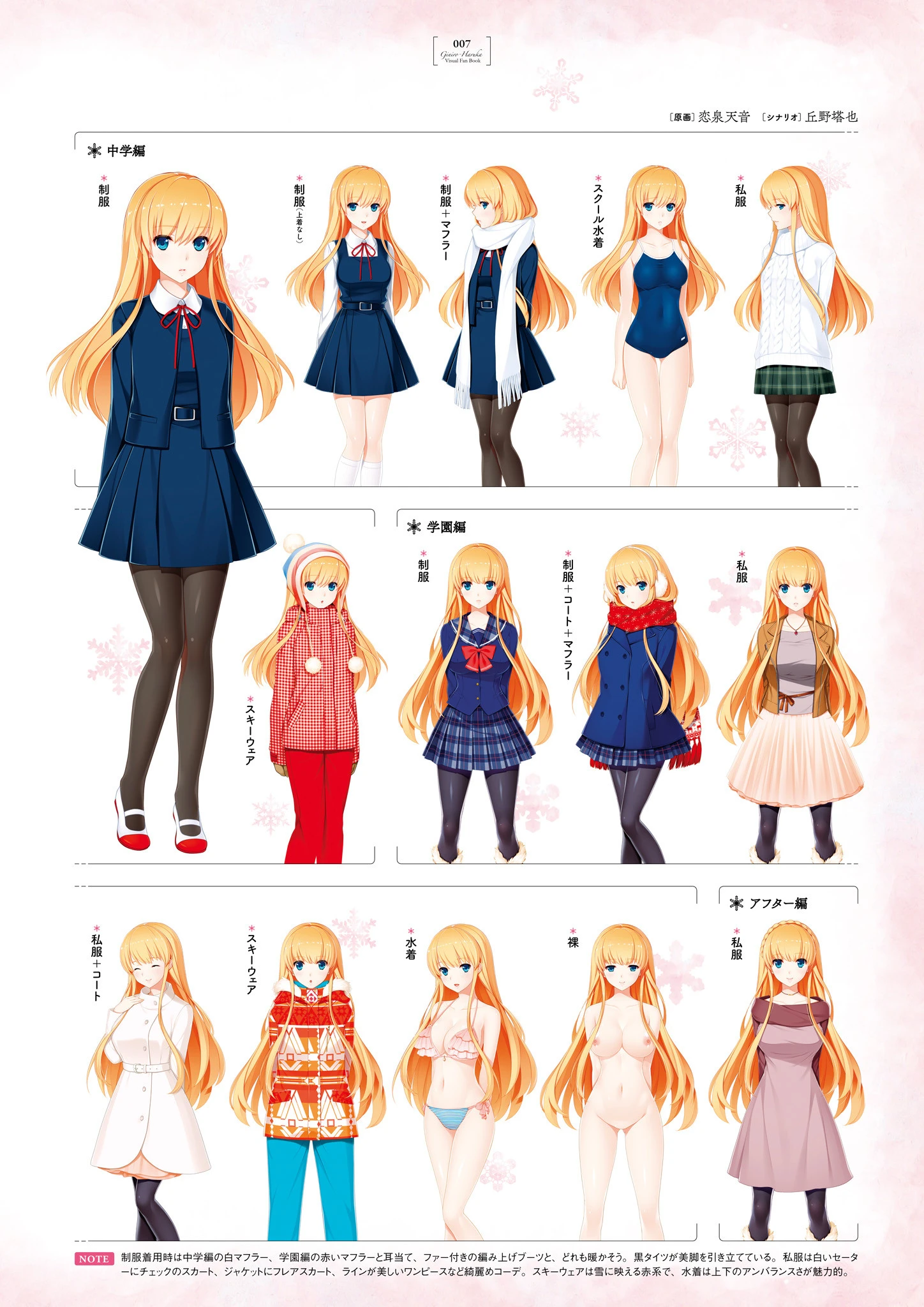 銀色、遥か ビジュアルファンブック 9ページ