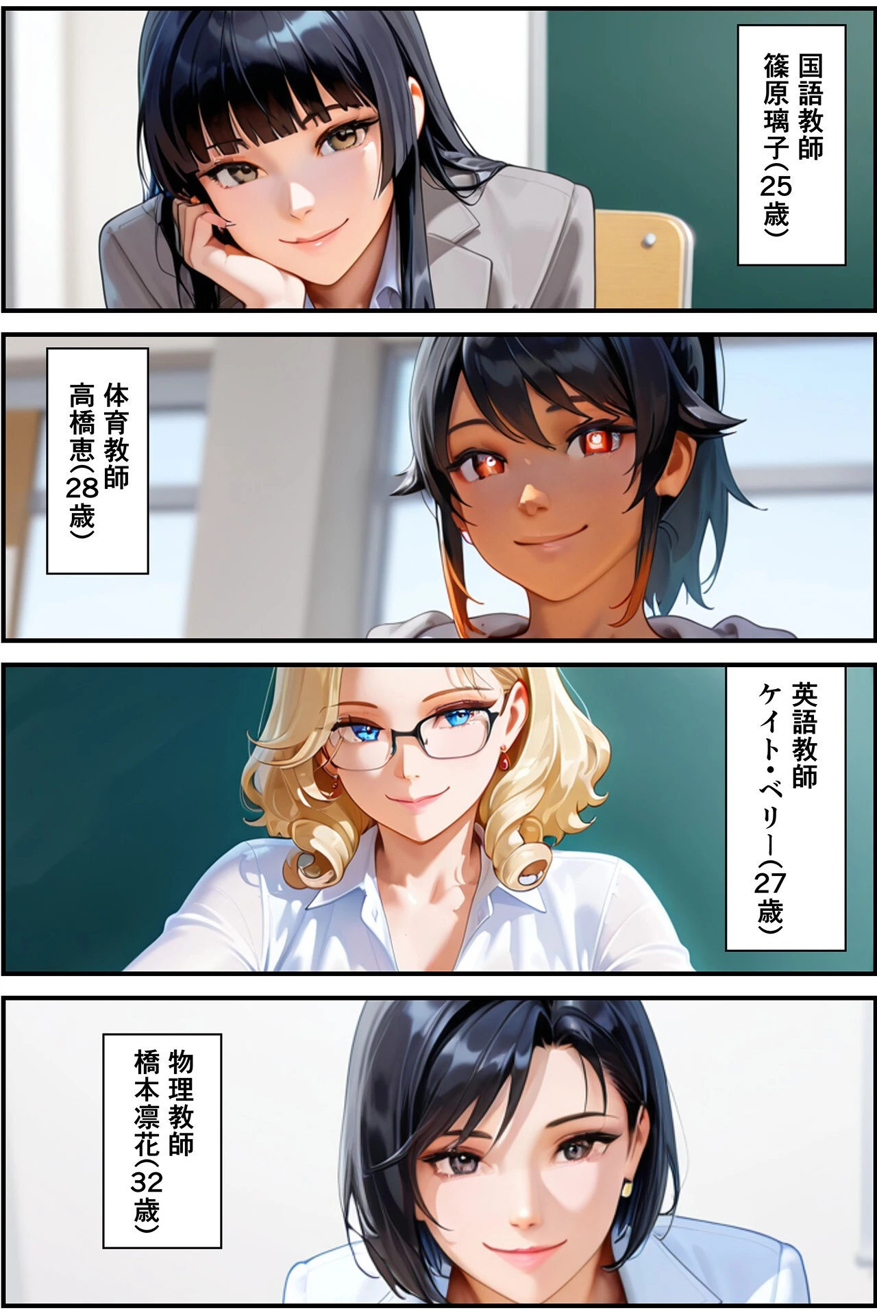 快楽学園 どすけべ先生とハメ放題！1 〜物理教師 秋吉紗季〜 8ページ