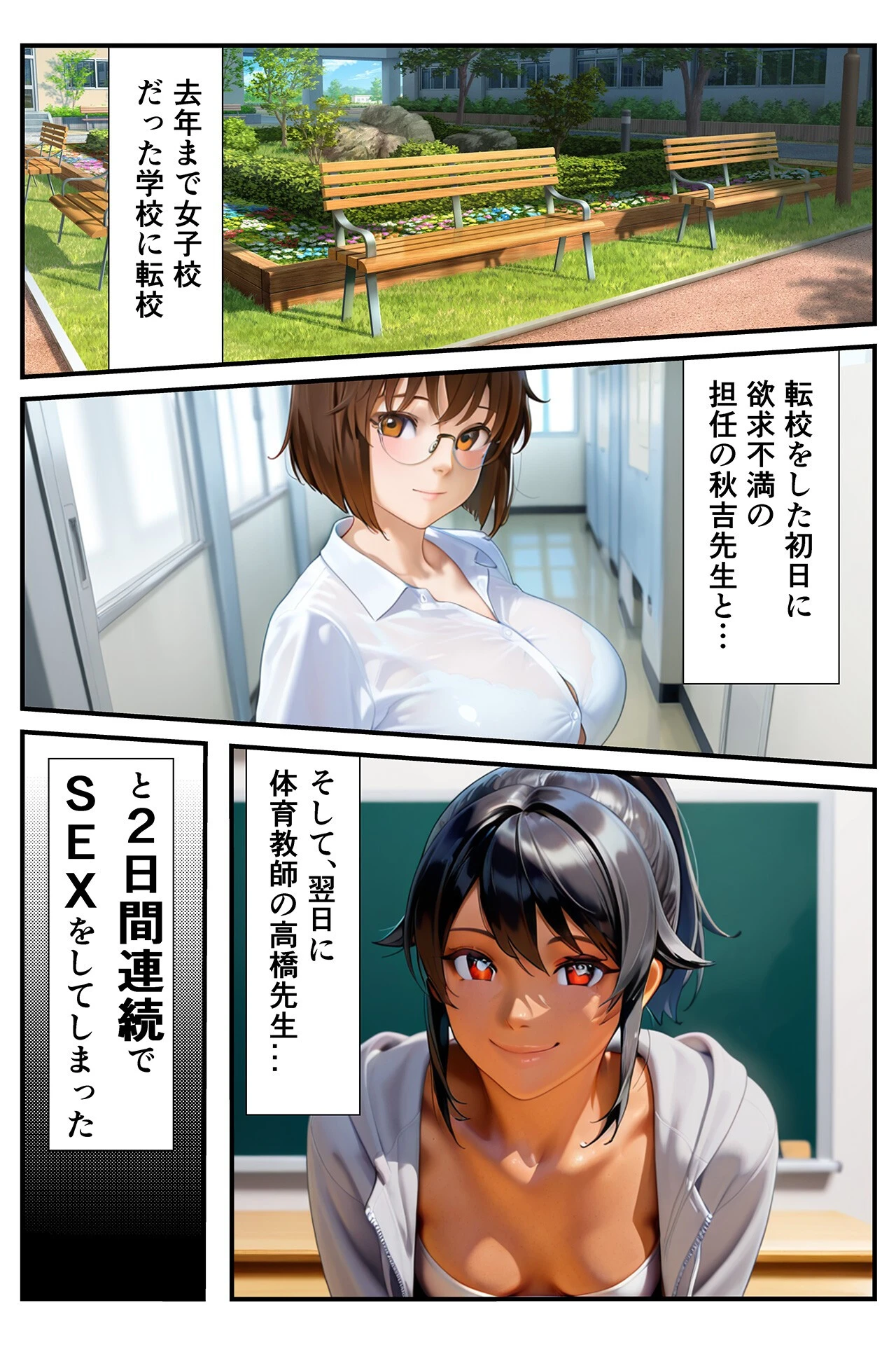 快楽学園 どすけべ先生とハメ放題！3〜国語教師 篠原璃子〜 2ページ