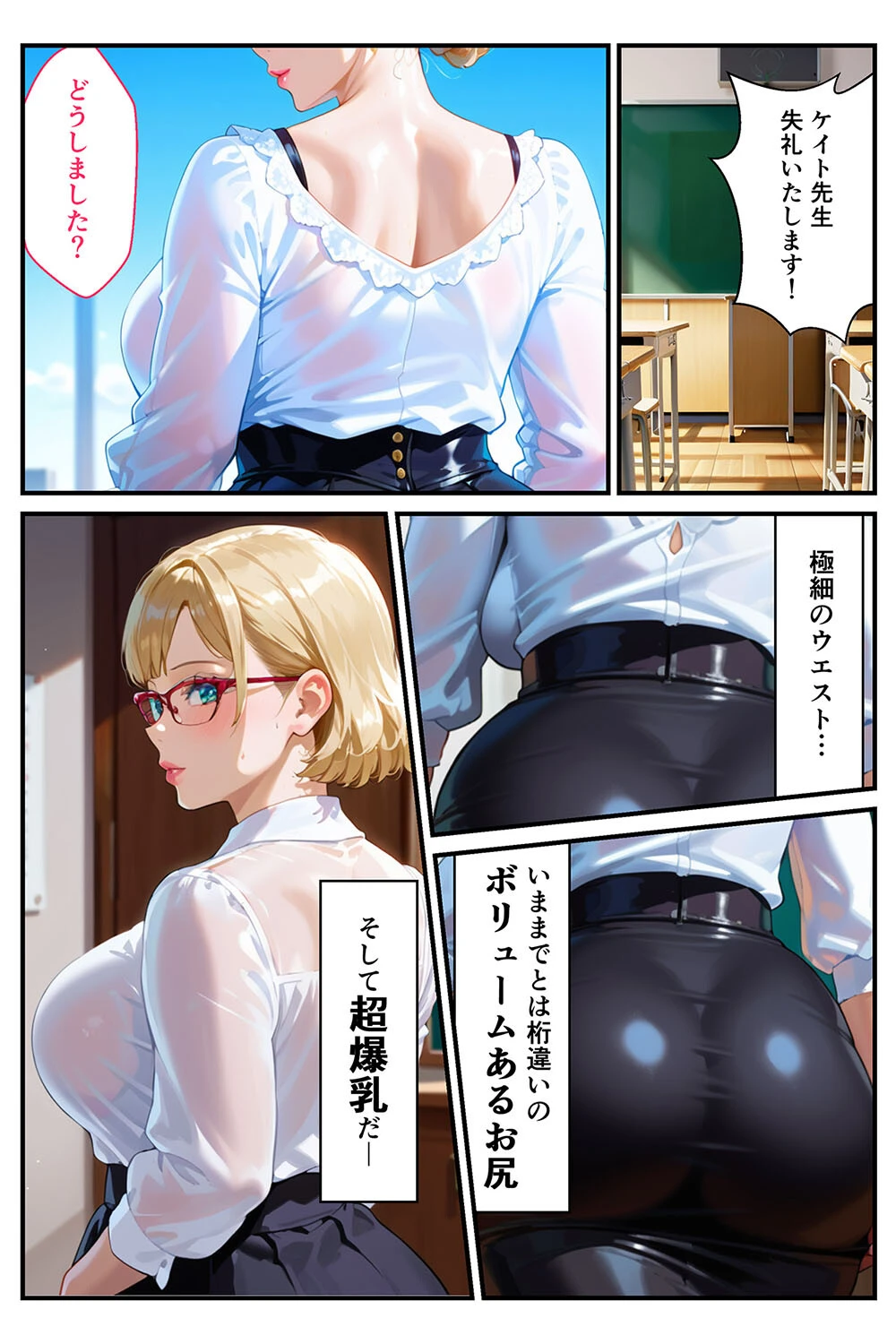 快楽学園 どすけべ先生とハメ放題！5 〜英語教師 ケイト・ベリー〜 4ページ