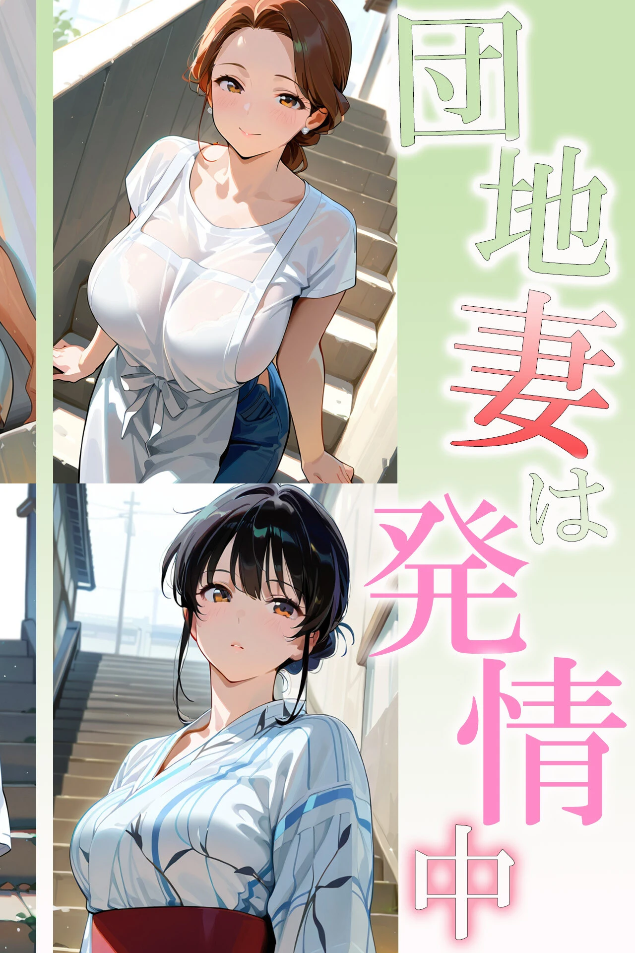 団地妻は発情中1 爆乳シングルマザー歩美 4ページ