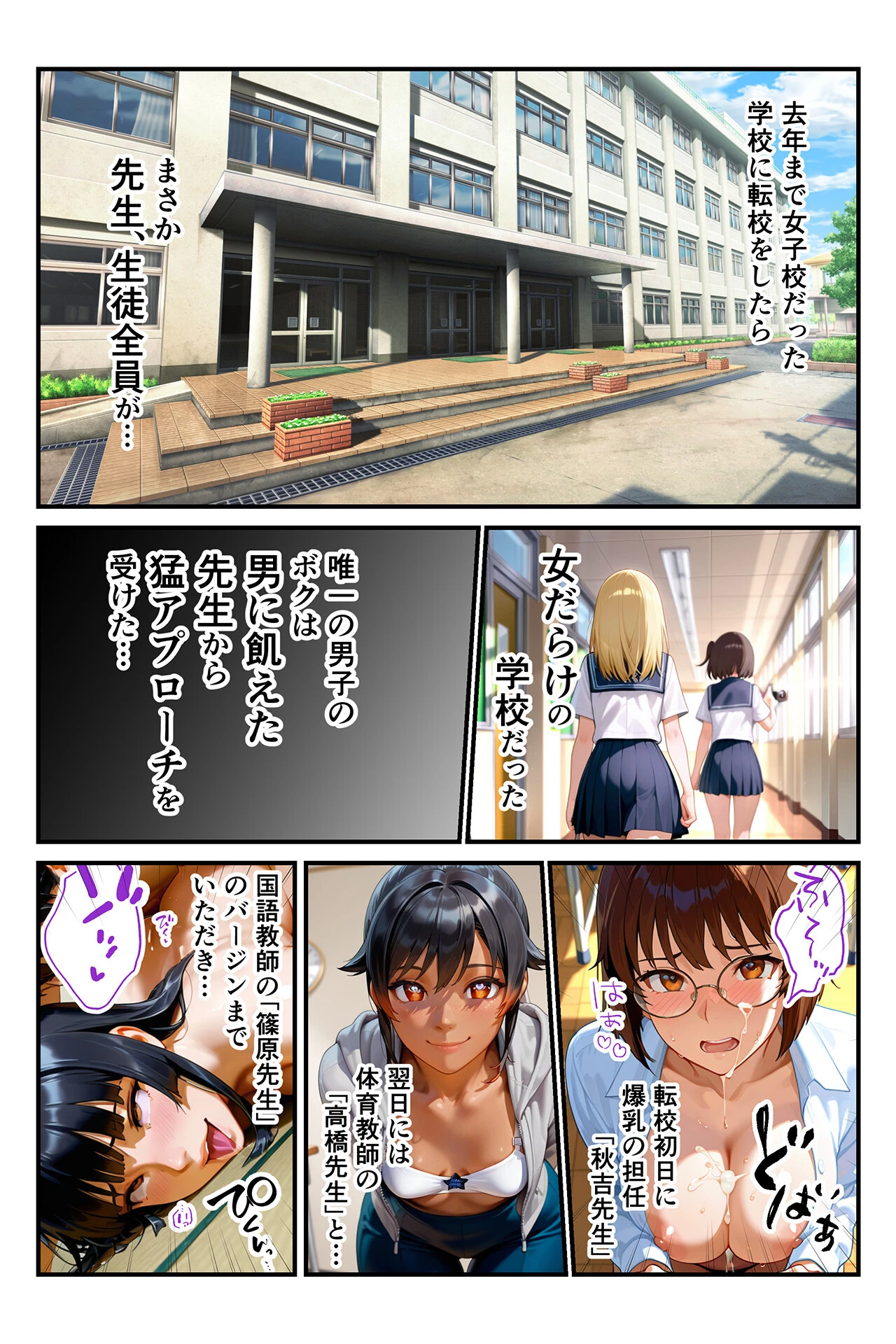 快楽学園 どすけべ先生とハメ放題！10 〜社会教師 黒川 ひとみ〜 6ページ