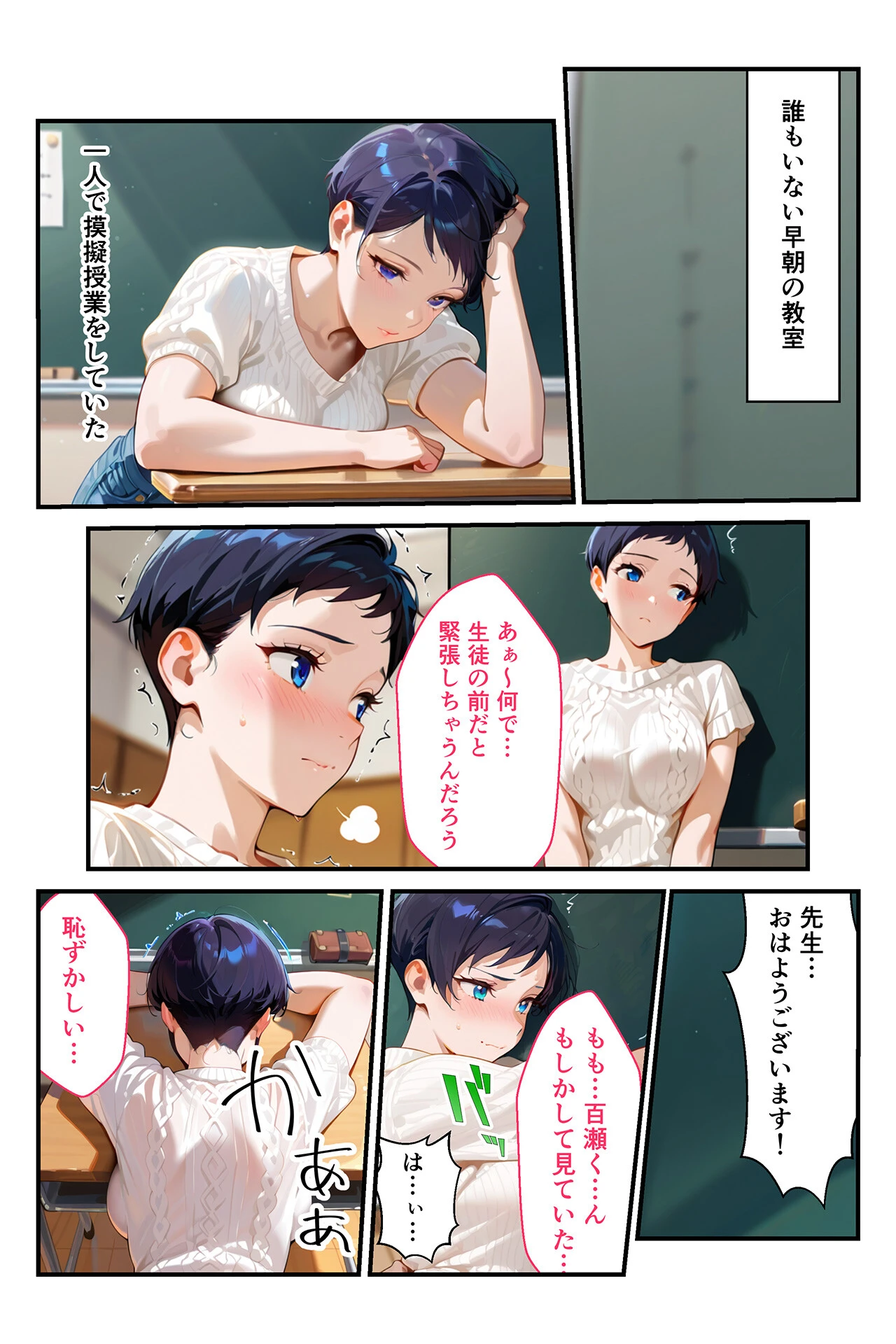 快楽学園 どすけべ先生とハメ放題！15 〜教育実習生 松本京香〜 5ページ