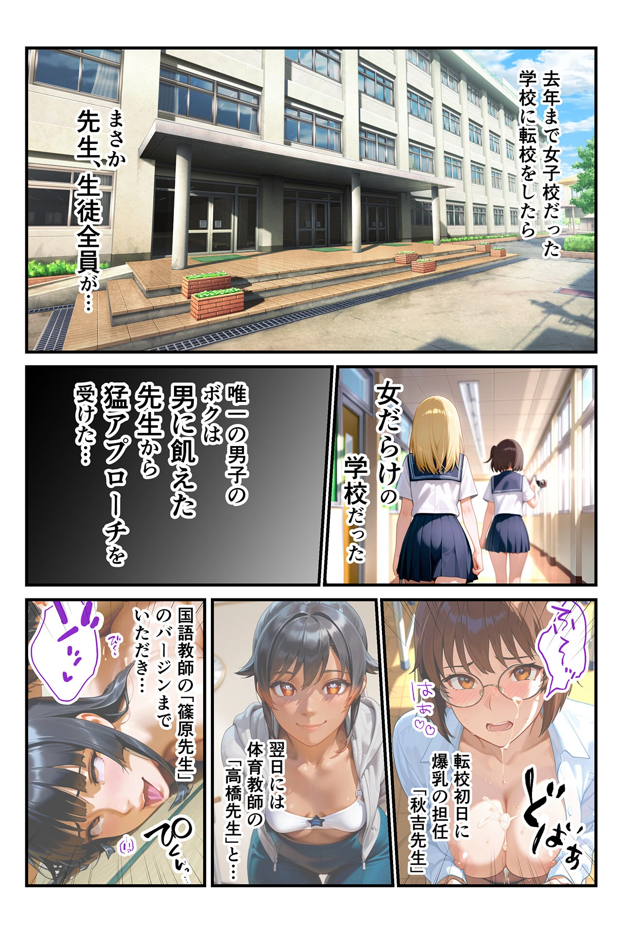 快楽学園 どすけべ先生とハメ放題！（単話） 5ページ