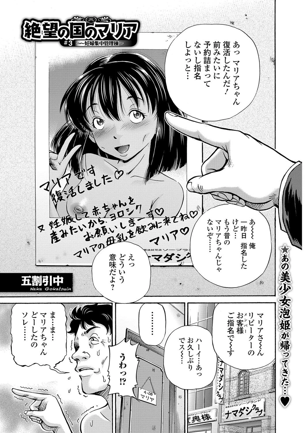 絶望の国のマリア ＃3 〜妊婦集中管理棟〜 五割引中