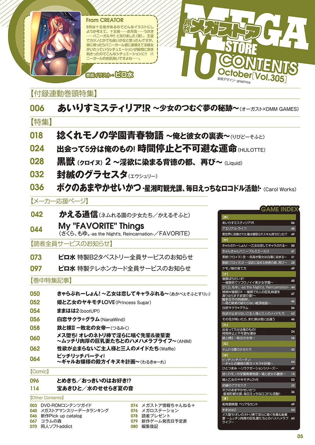 月刊メガストア 2018年10月号 3ページ