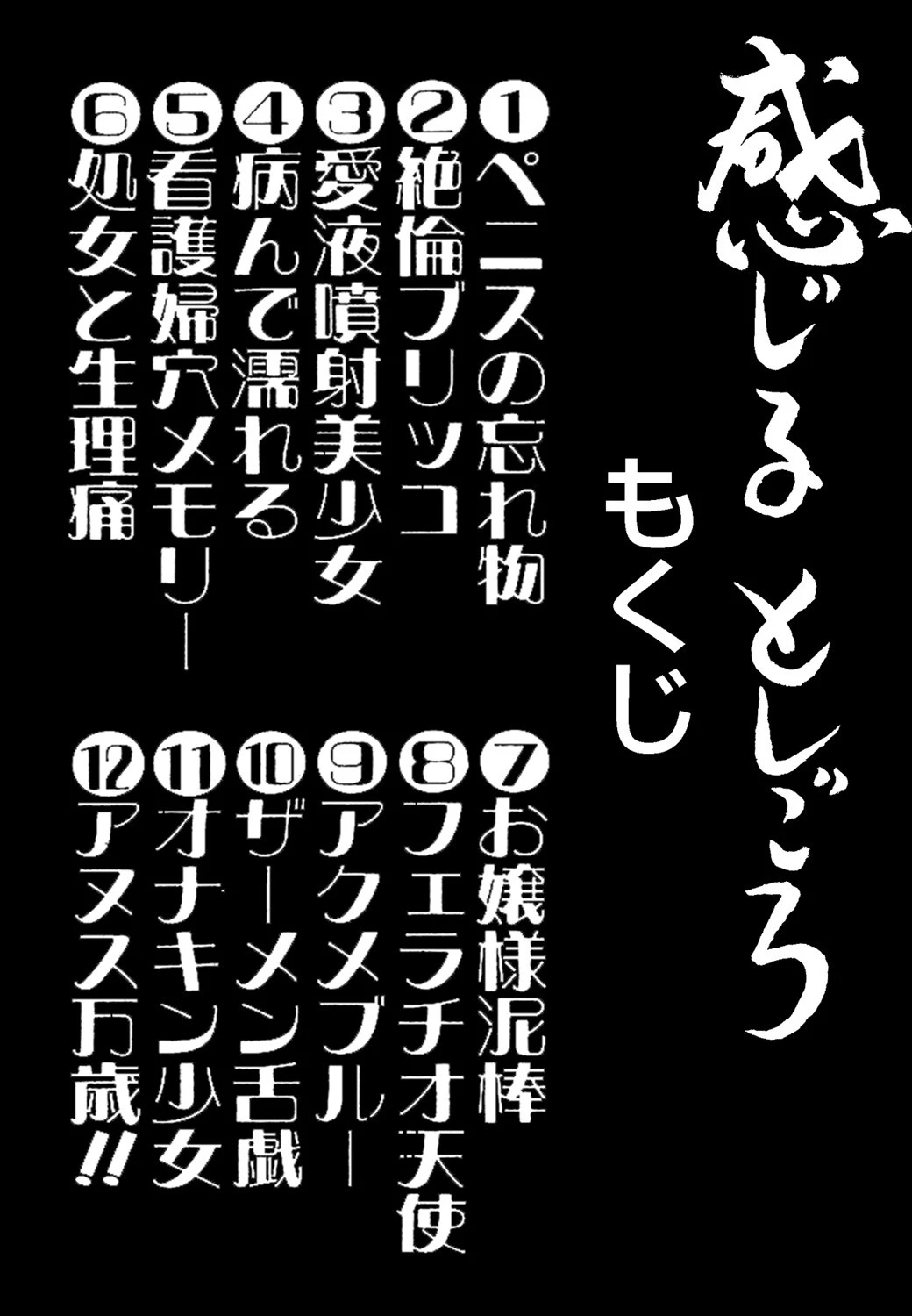 感じるとしごろ 2ページ