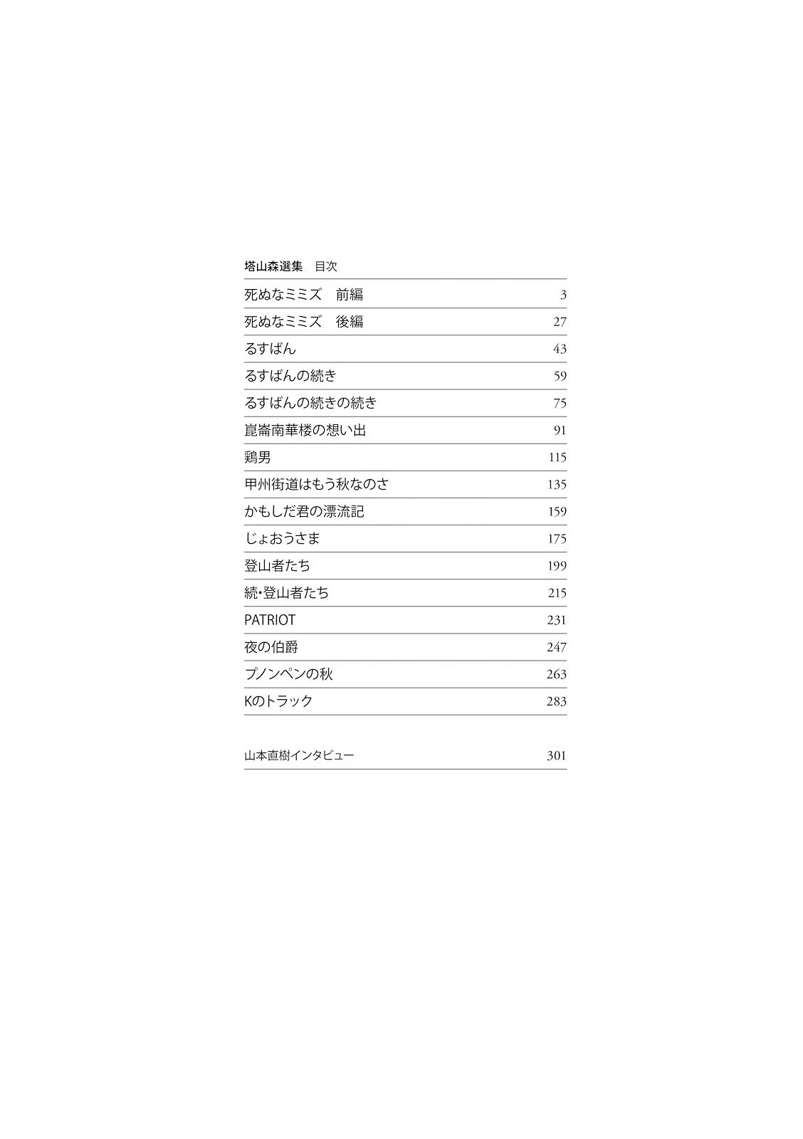 塔山森選集 4ページ