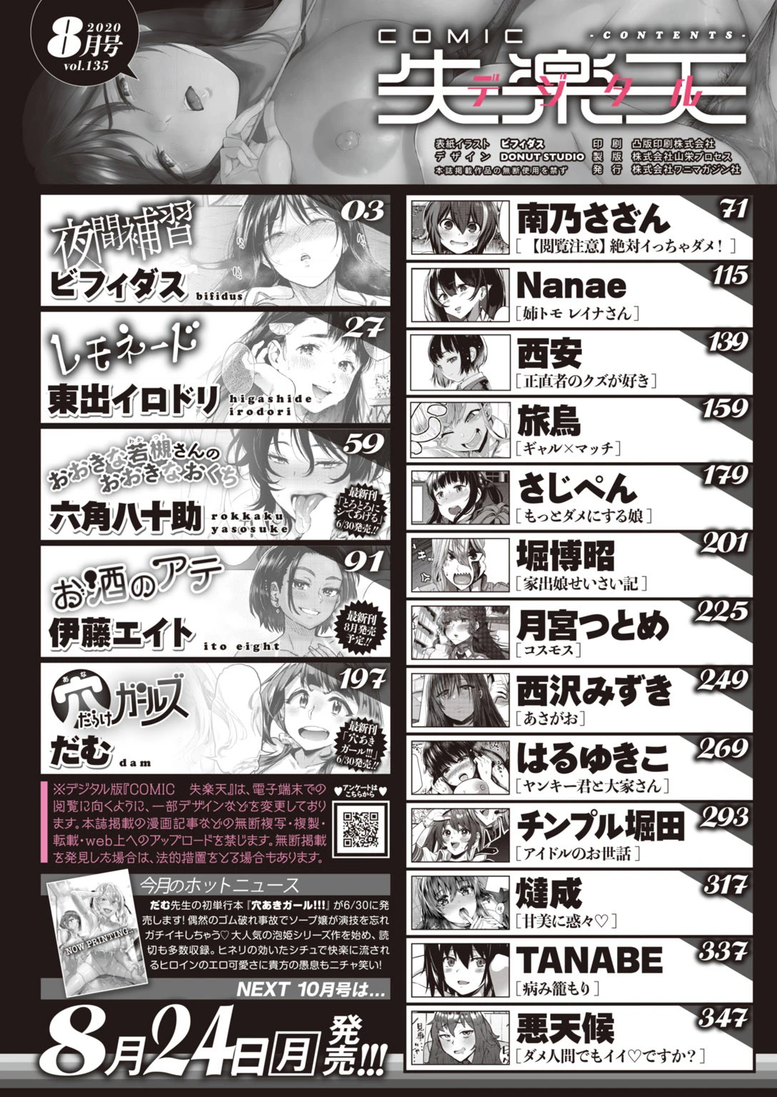 COMIC失楽天 2020年08月号 2ページ
