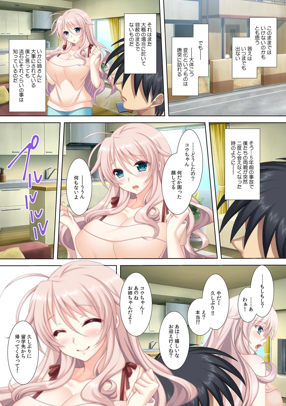 甘えすぎて姉ちゃんに挿入してた!〜弟だけど中でイイ?〜【フルカラー】 5ページ