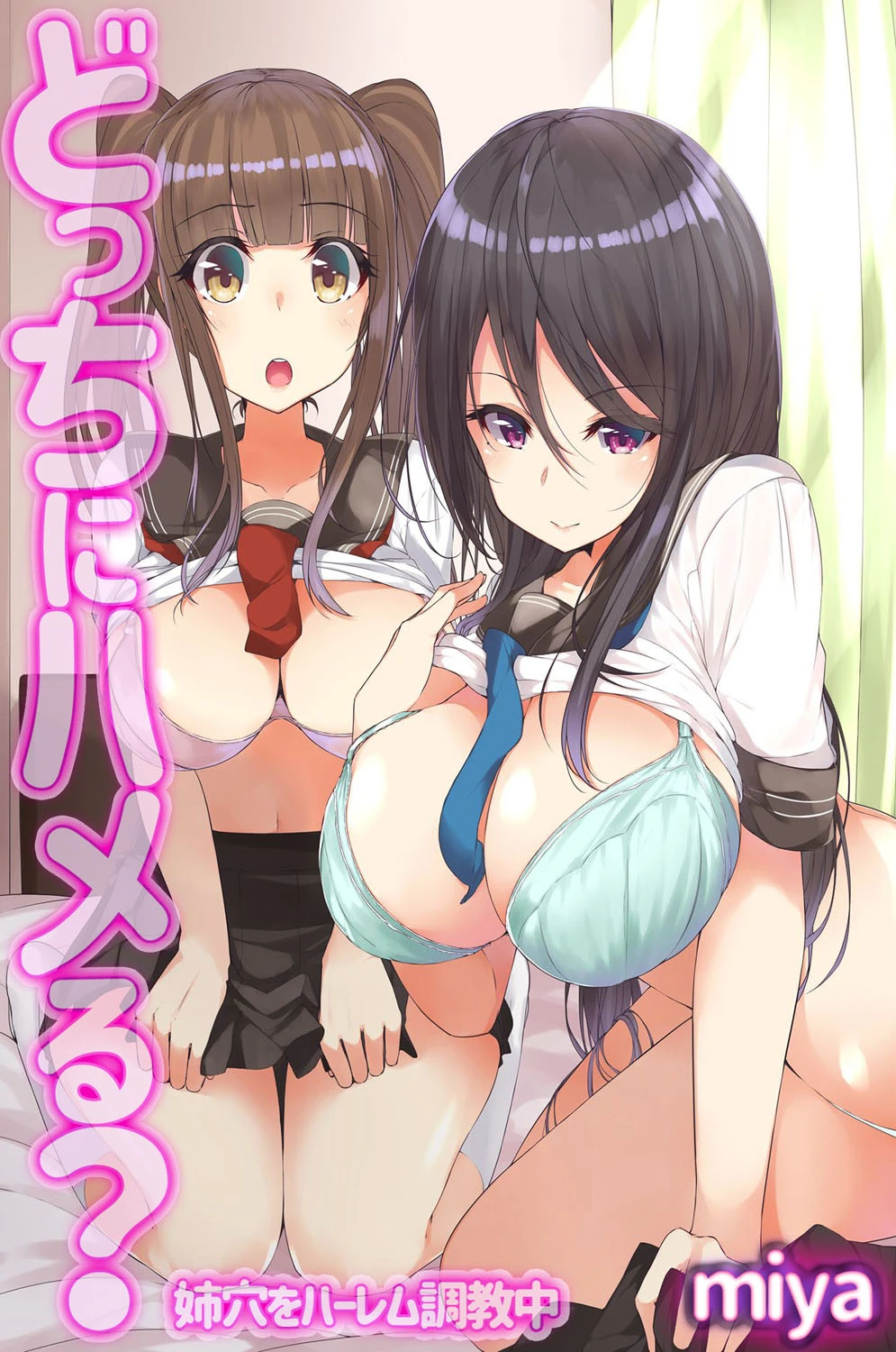 どっちにハメる？姉穴をハーレム調教中 エロ漫画 無料