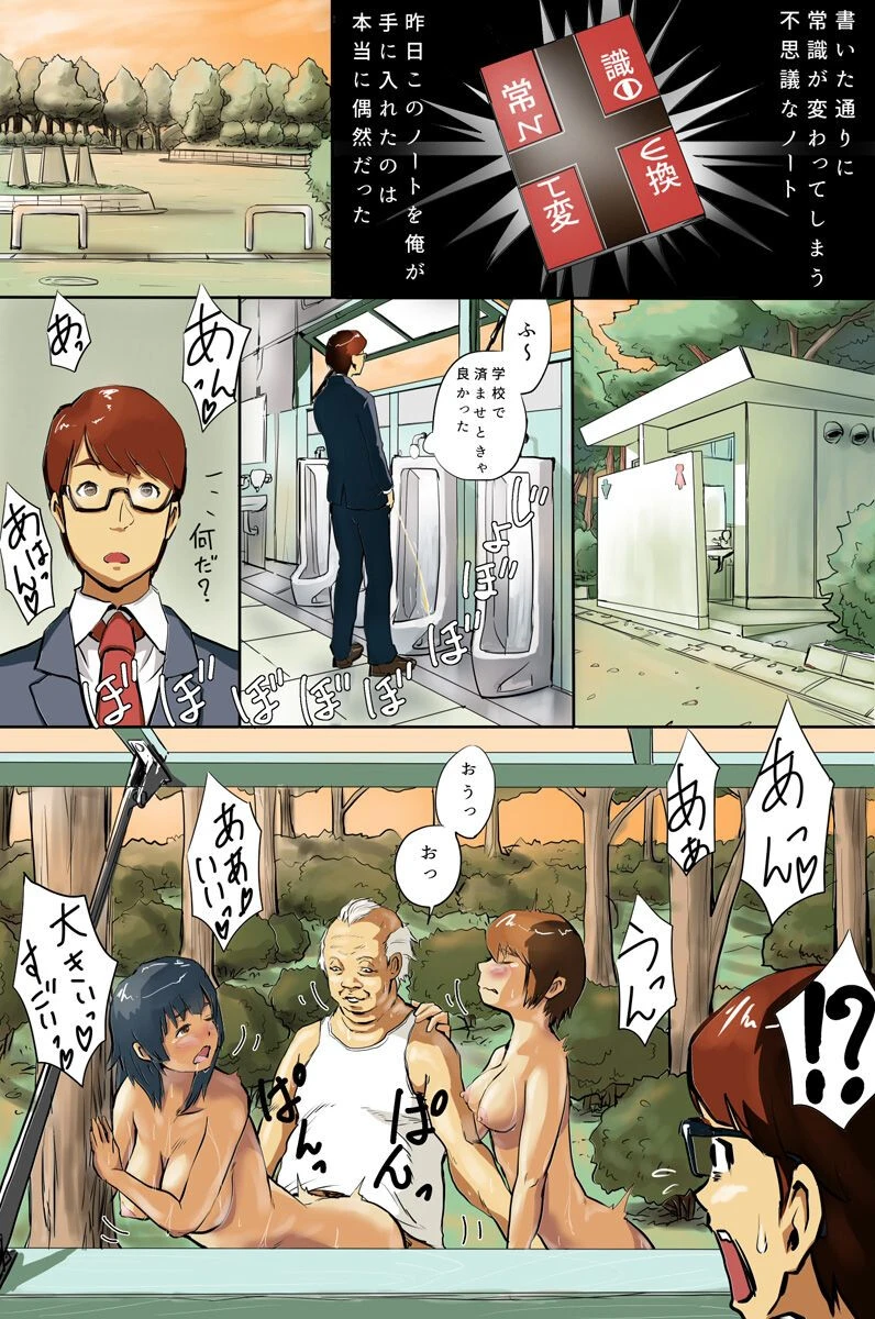 常識を書き換えられる魔法のノート〜教師の俺が気に入った女子生徒達をビッチ化（単話） 4ページ