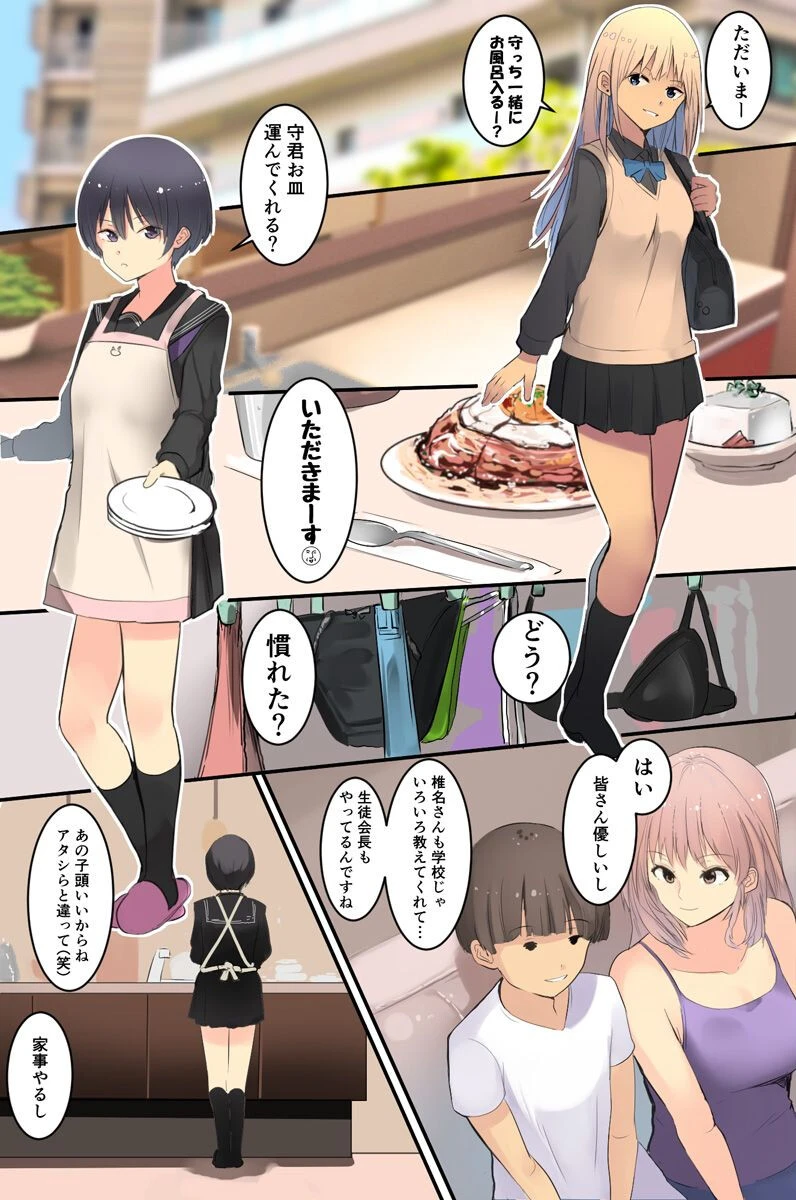 全員可愛い三姉妹と同居することになった俺は彼女たちの弱味を握って（単話） 5ページ