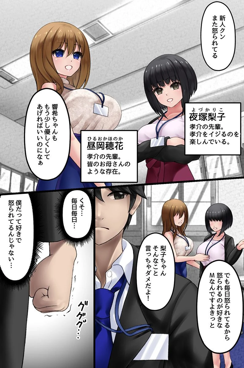 常識改変わからせオフィス！鬼女上司も巨乳先輩も全員俺に奉仕するのが常識なハーレム会社（単話） 5ページ