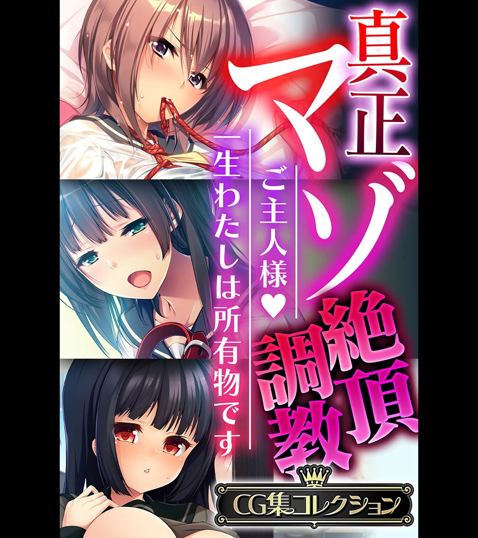真正マゾ絶頂調教 〜ご主人様 一生わたしは所有物です〜【CG集コレクション】 エロ漫画 無料