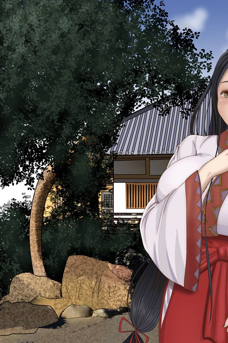 幼馴染の巨乳巫女をドM調教した！ モザイク版 7ページ