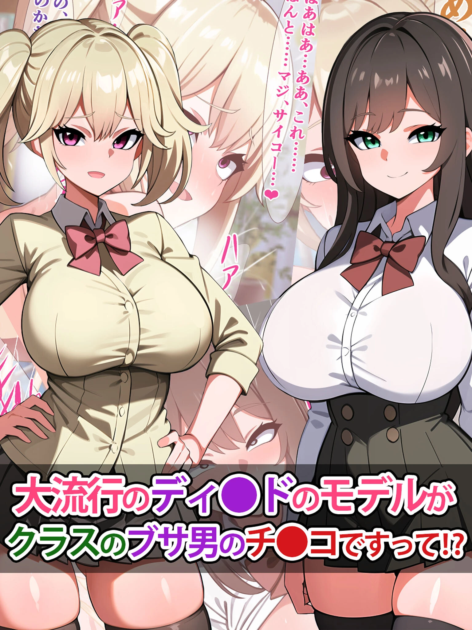 大流行のディ●ドのモデルがクラスのブサ男のチ●コですって！？ エロ漫画 無料