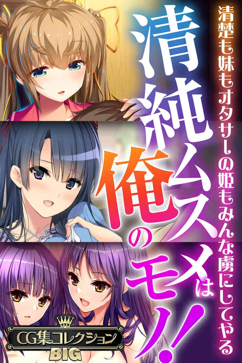 清純ムスメは俺のモノ！〜清楚も妹もオタサーの姫もみんな虜にしてやる〜【CG集コレクションBIG】 エロ漫画 無料