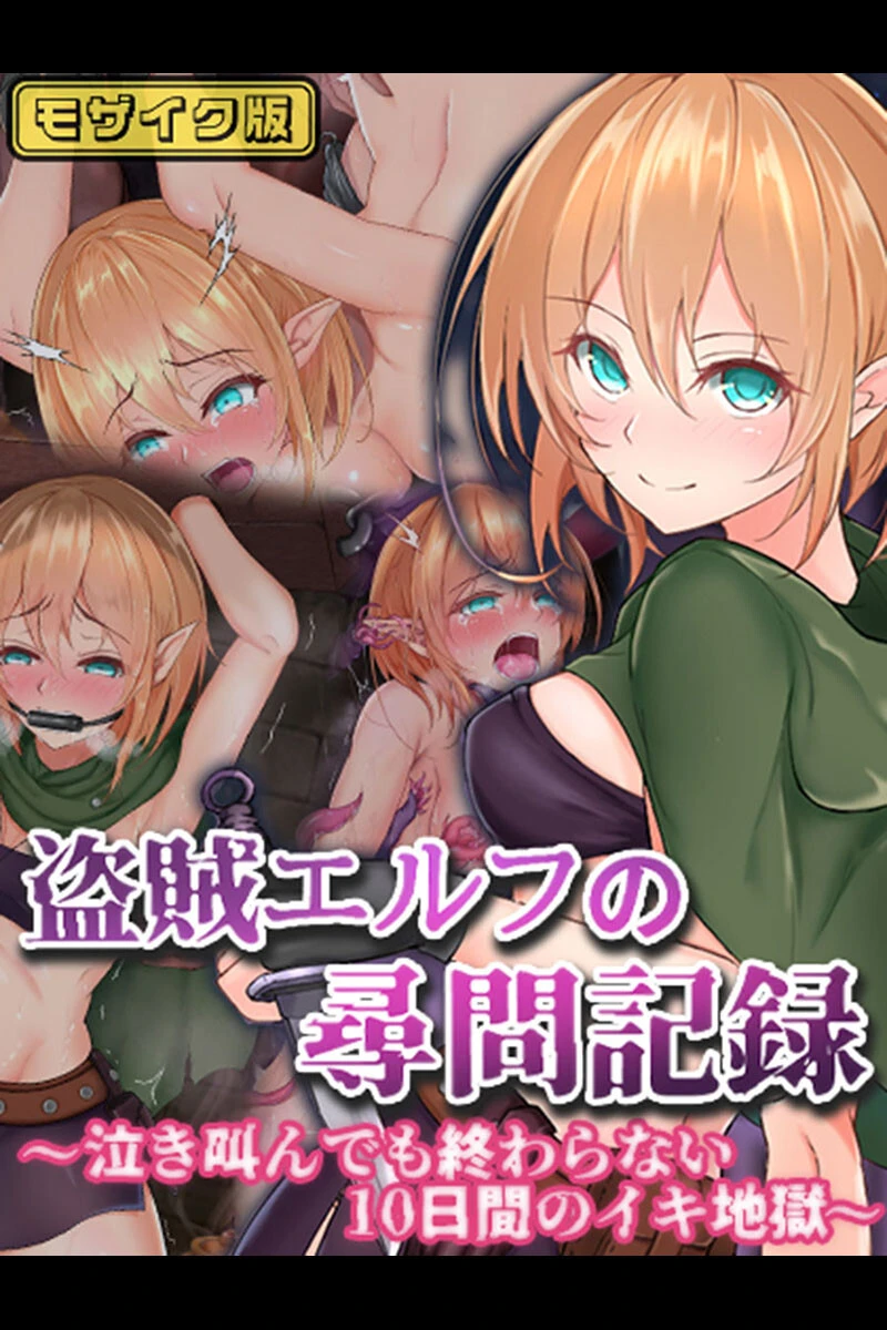 盗賊エルフの尋問記録〜泣き叫んでも終わらない10日間のイキ地獄〜 モザイク版 エロ漫画 無料