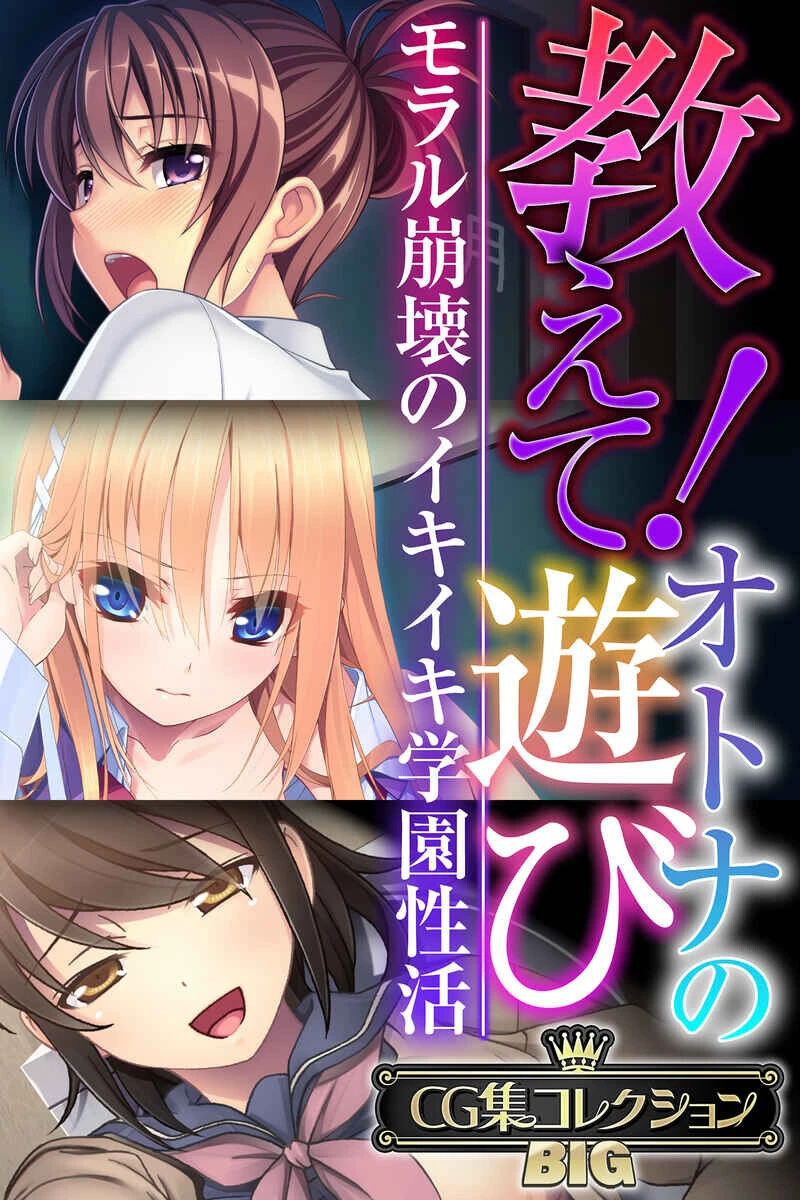 教えて！オトナの遊び 〜モラル崩壊のイキイキ学園性活〜【CG集コレクションBIG】 エロ漫画 無料