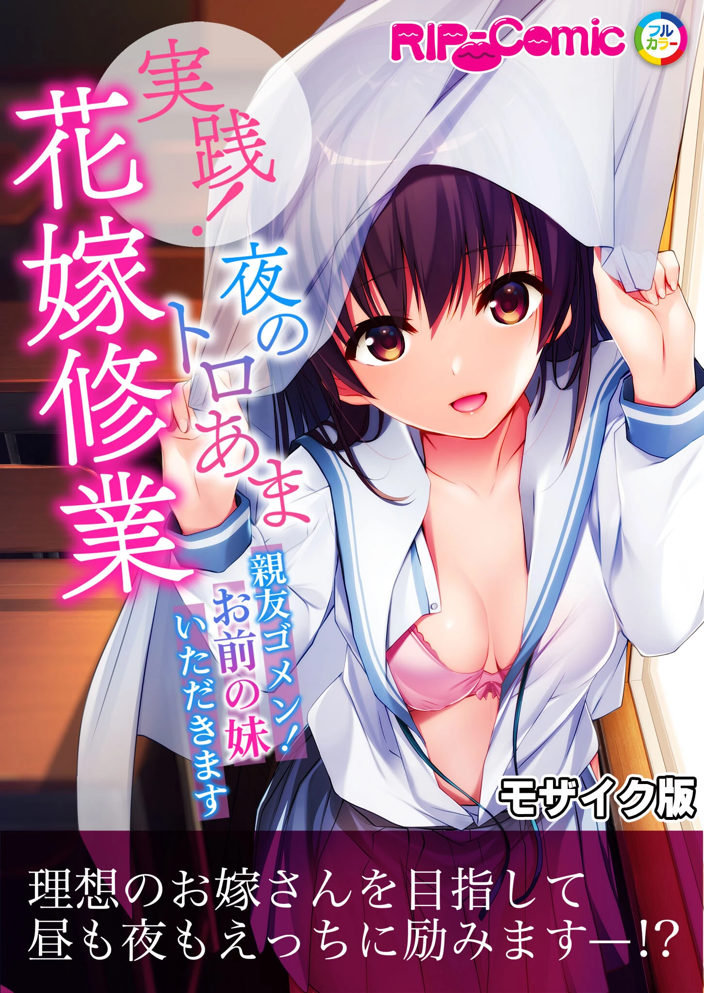 実践！夜のトロあま花嫁修業 〜親友ゴメン！お前の妹いただきます〜 モザイク版 エロ漫画 無料