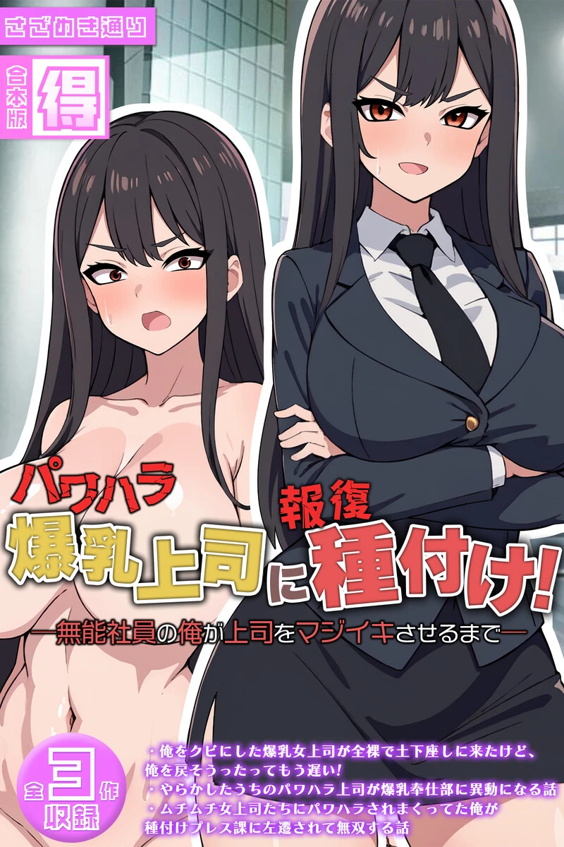 パワハラ爆乳上司に報復種付け！ 〜無能社員の俺が上司をマジイキさせるまで〜【得合本版】 エロ漫画 無料