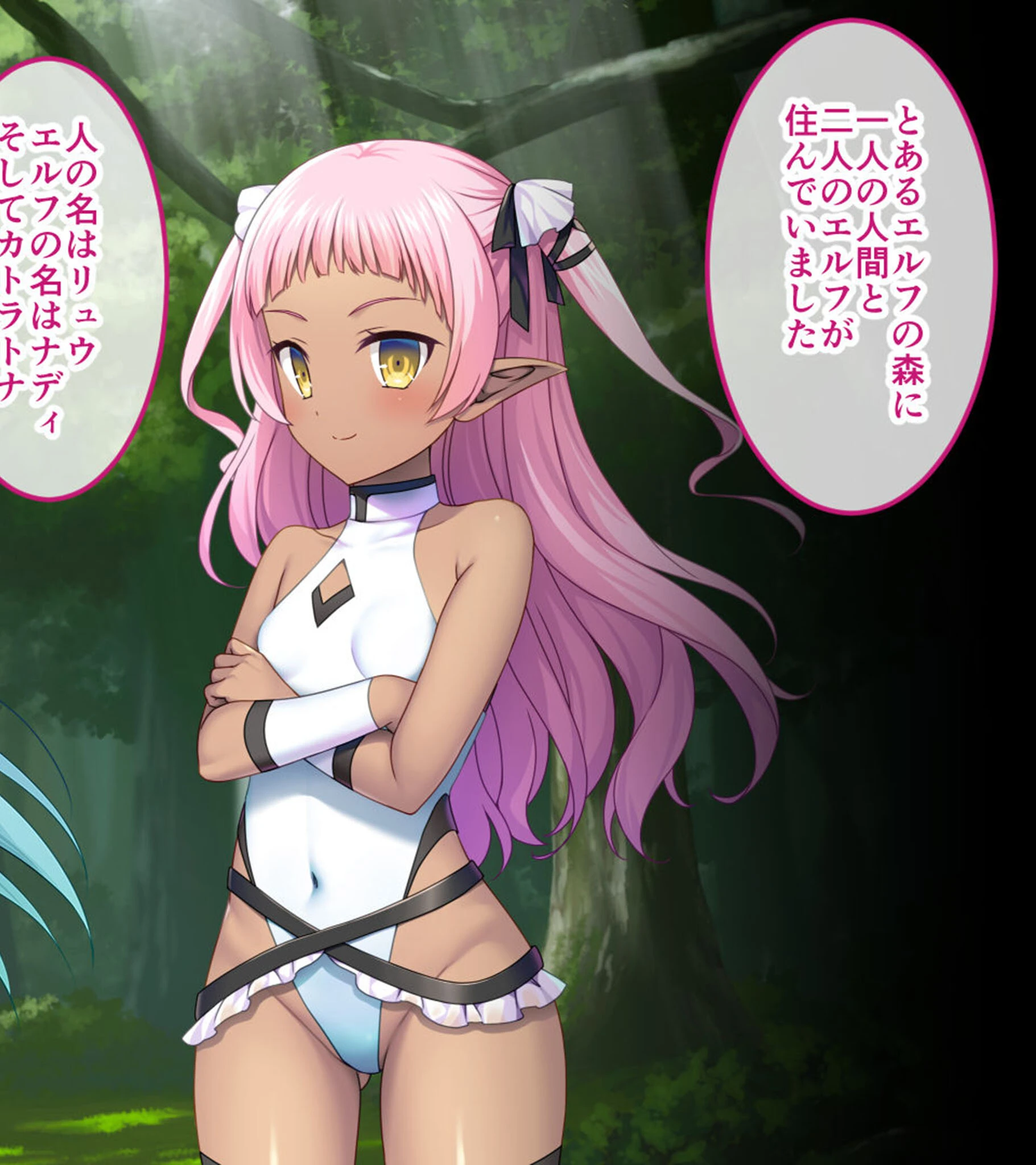 サキュせか The Erof 〜誘惑に負けないで:サキュバスに管理された世界で〜 CGノベル版 モザイク版 後編 2ページ