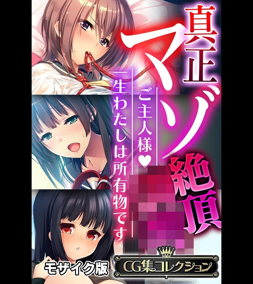 真正マゾ絶頂●● 〜ご主人様 一生わたしは所有物です〜【CG集コレクション】 モザイク版 エロ漫画 無料