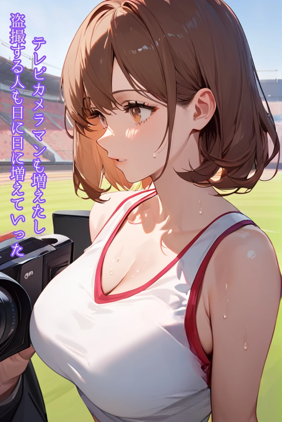 【盗撮】なかなか快楽堕ちしない、媚薬を飲まされた陸上部エース R指定 8ページ