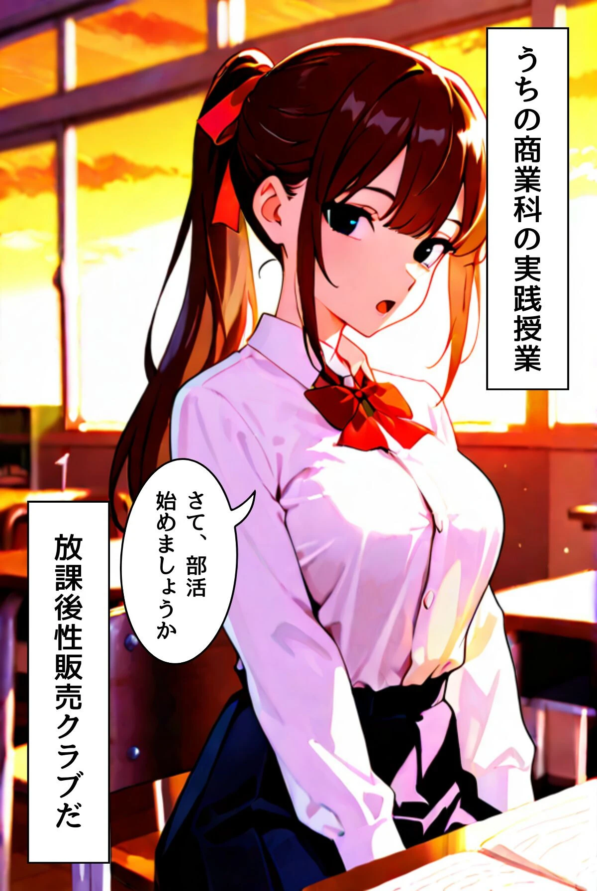 放課後性販売クラブ 商業科の実践授業（フルカラー） 7ページ